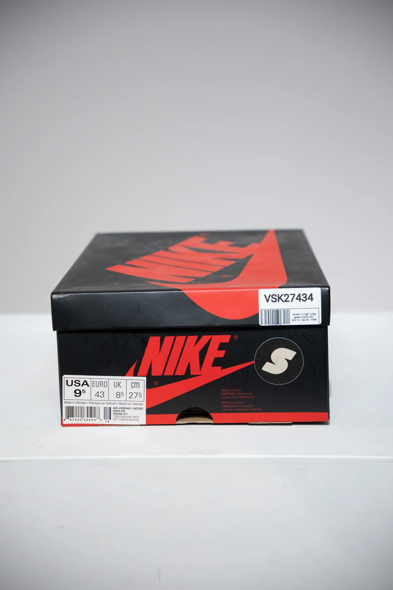 Jordan 1 High Turbo green (Taille 43) - Image 5