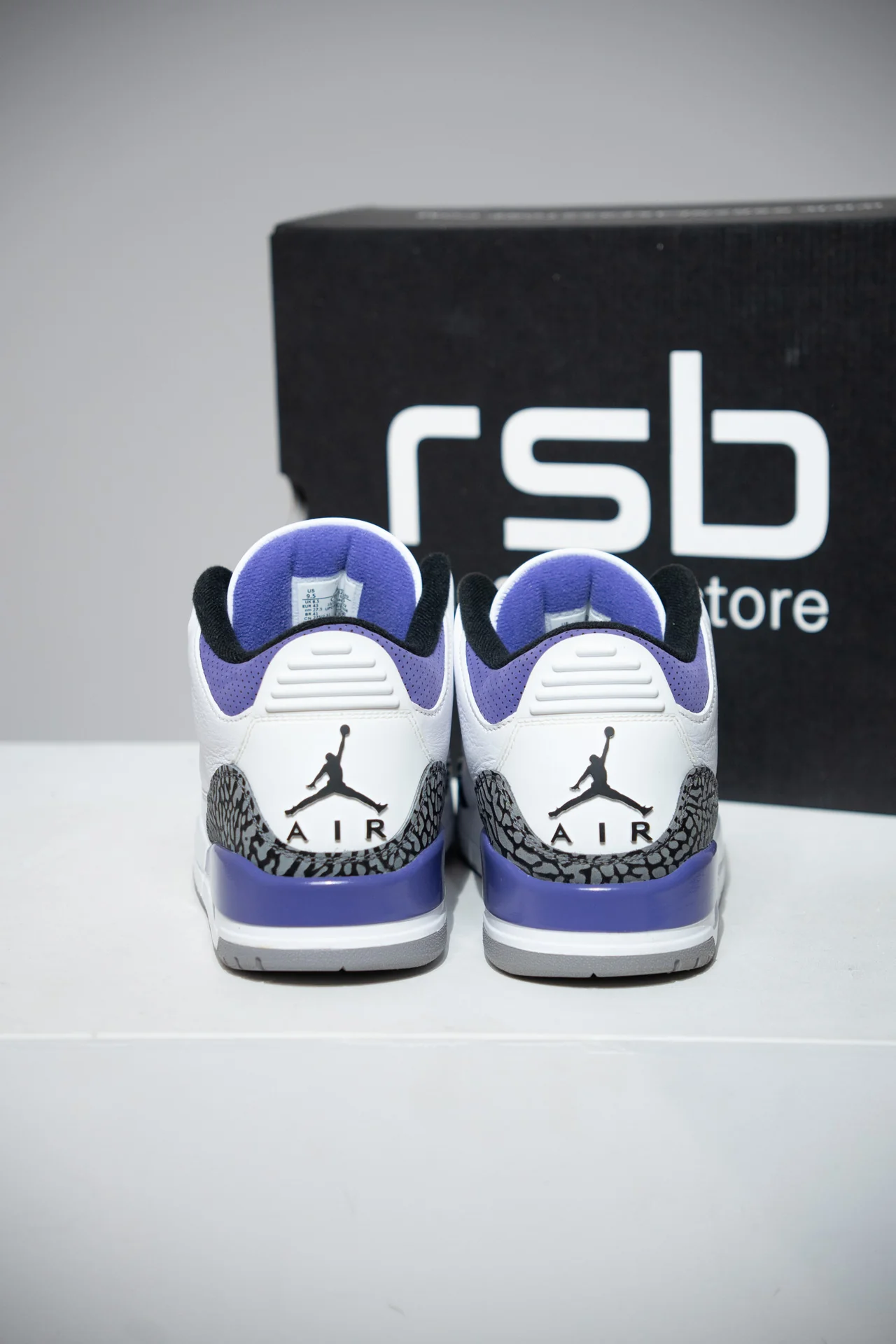 Jordan 3 Dark Iris (Taille 43) - Image 3