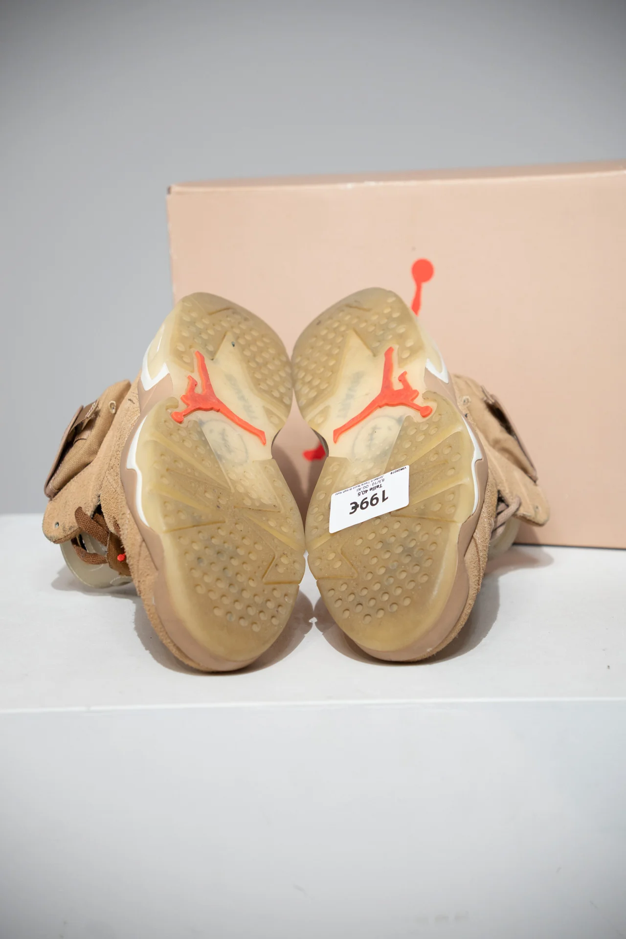 Jordan 6 Travis Scott British Kaki (Taille 40,5) - Image 4