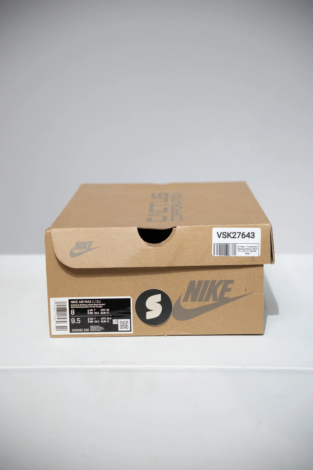 Air Max 1 Travis Scott Baroque Brown (Taille 41) - Image 5