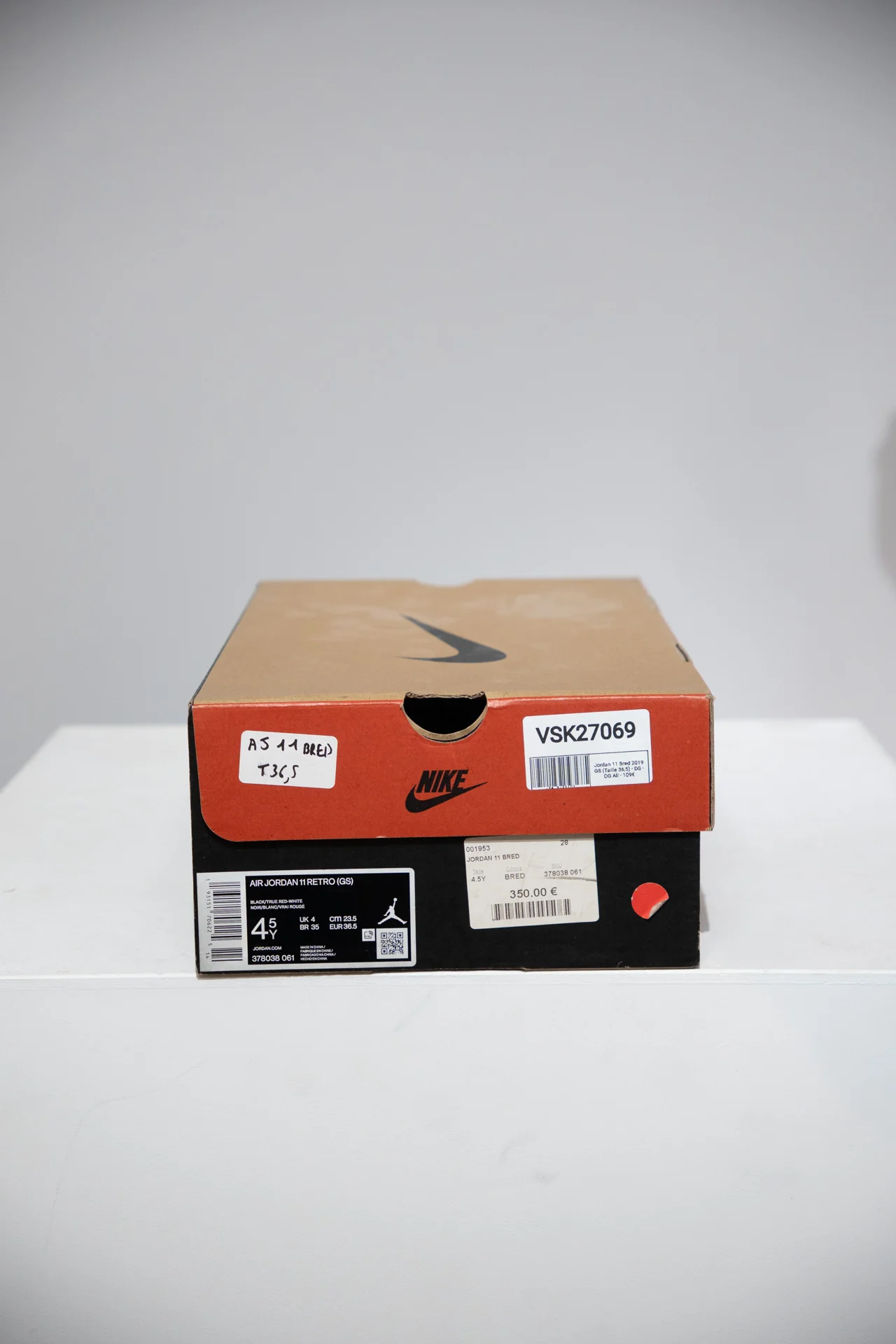 Jordan 11 Bred 2019 GS (Taille 36,5) - Image 4