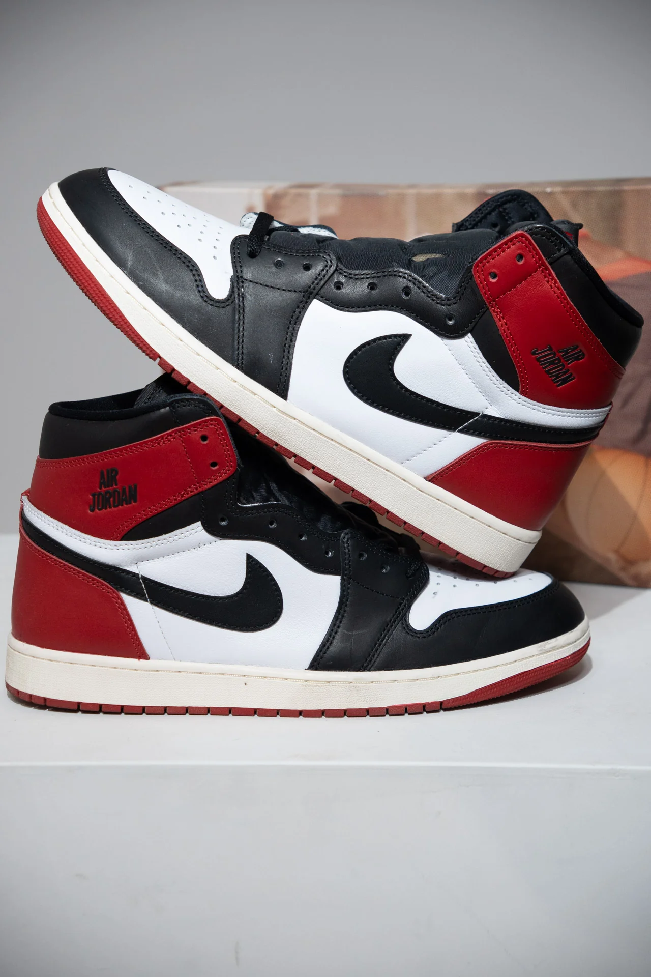 Jordan 1 High Black Toe Reimagined (Taille 46)