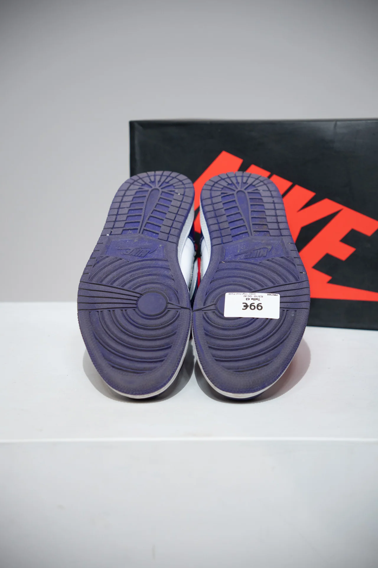 Jordan 1 High Court Purple (Taille 43) - Image 4