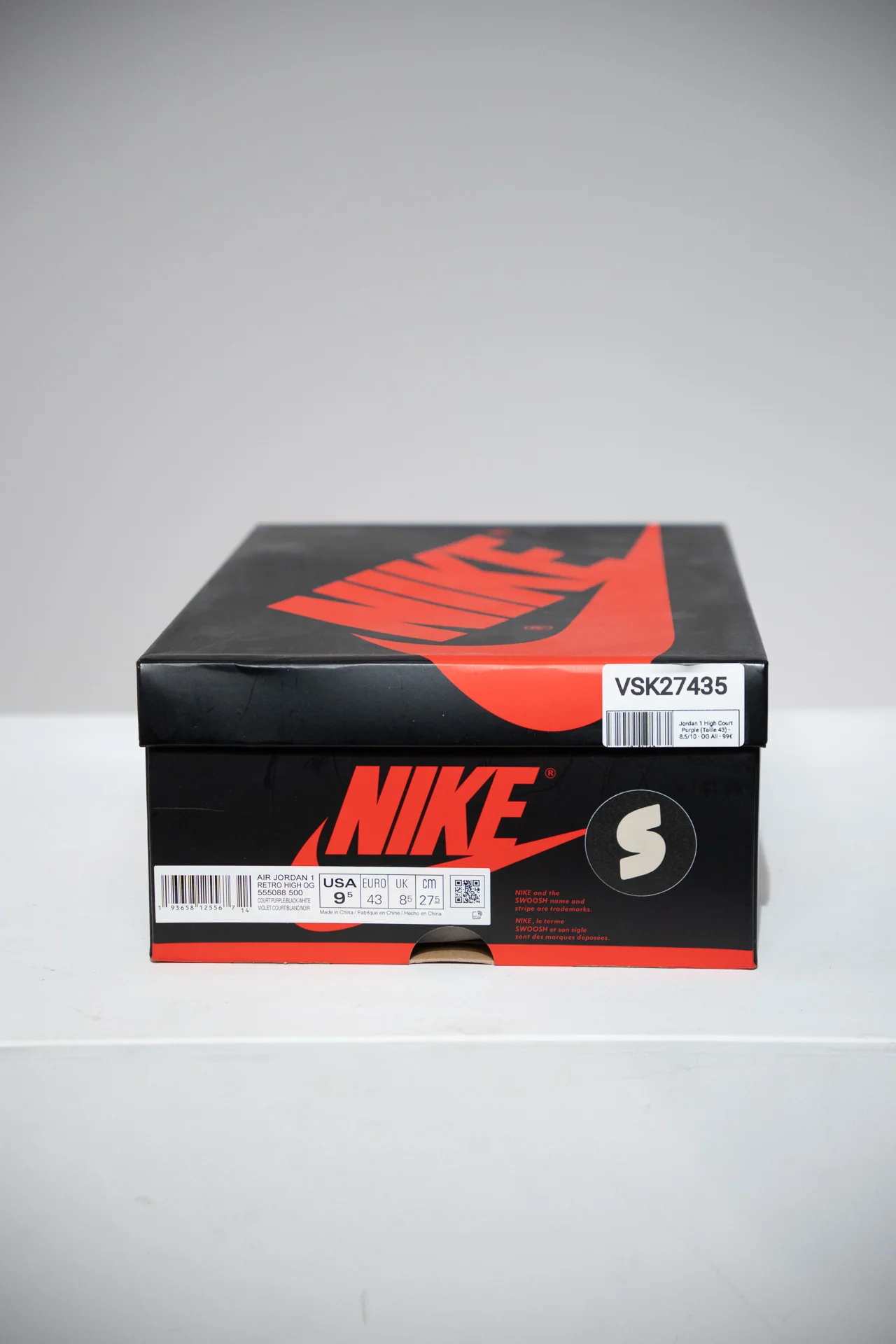 Jordan 1 High Court Purple (Taille 43) - Image 5