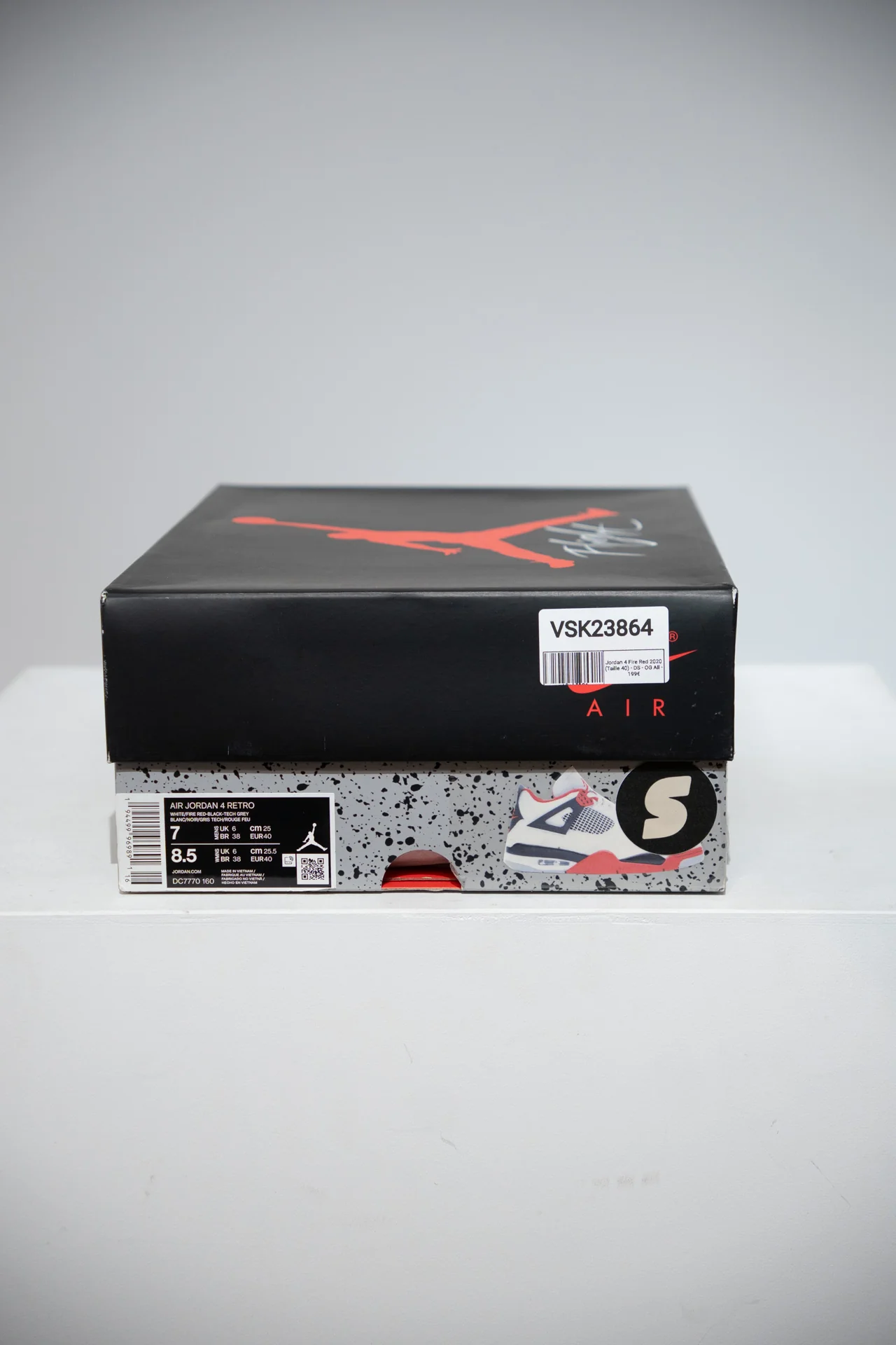 Jordan 4 Fire Red 2020 (Taille 40) - Image 4