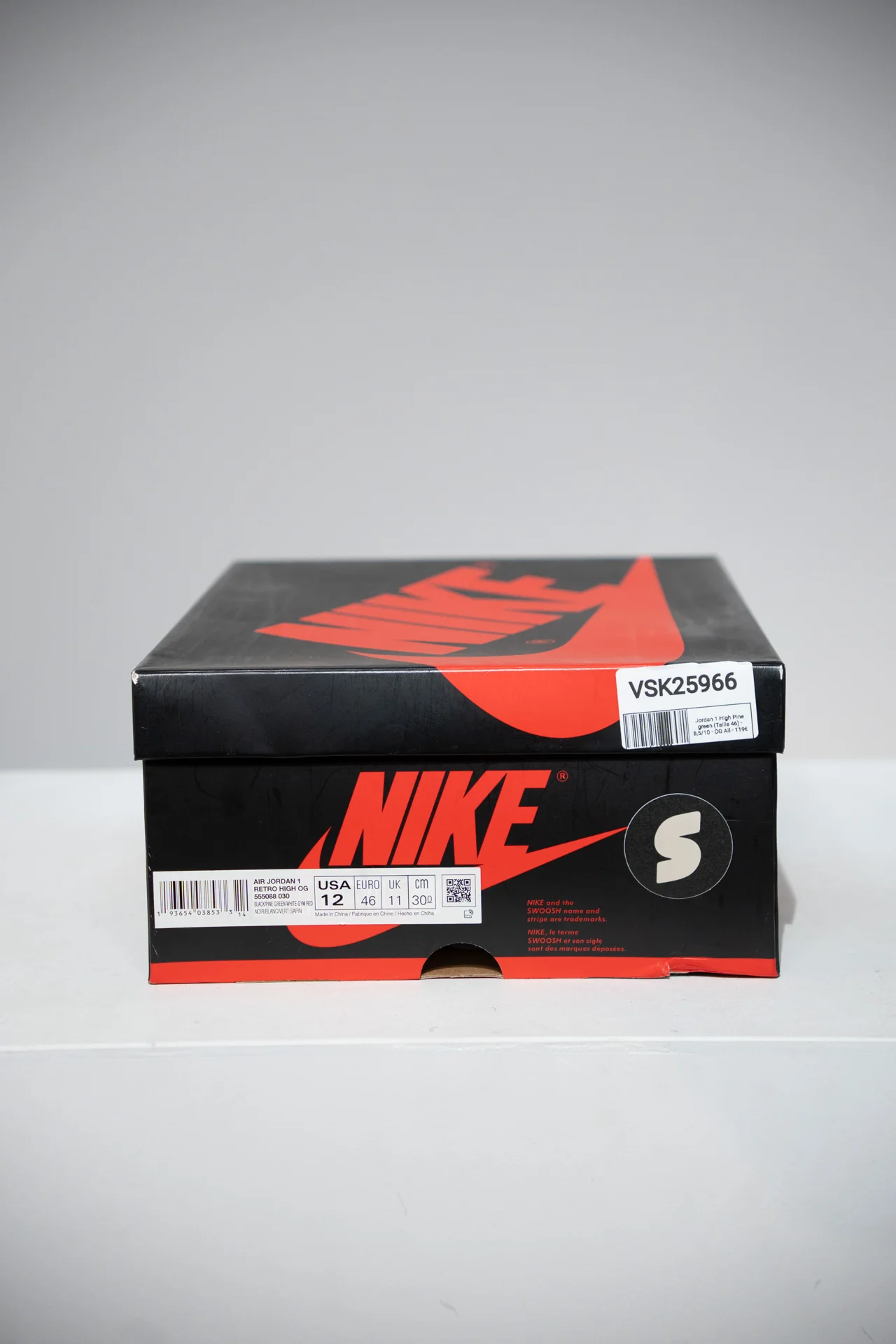 Jordan 1 High Pine green (Taille 46) - Image 4