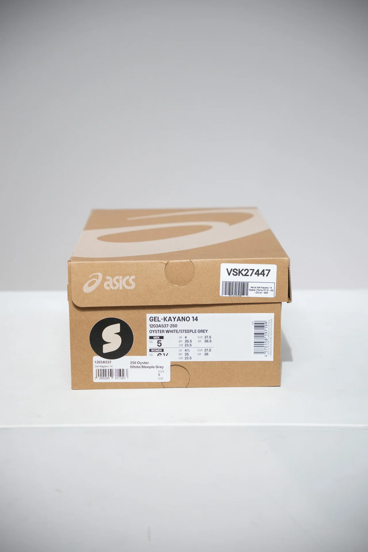 Asics Gel Kayano 14 Oyster (Taille 37,5) - Image 3