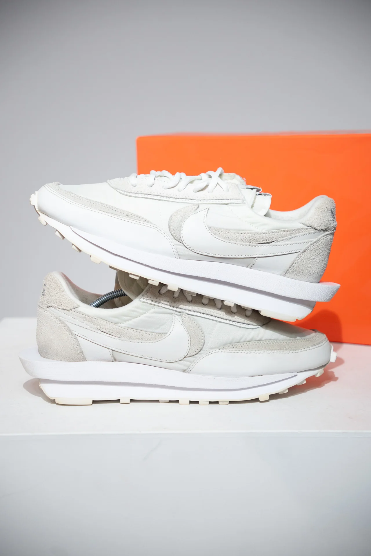 Sacai LD Waffle Nylon White (Taille 42,5) - Image 6