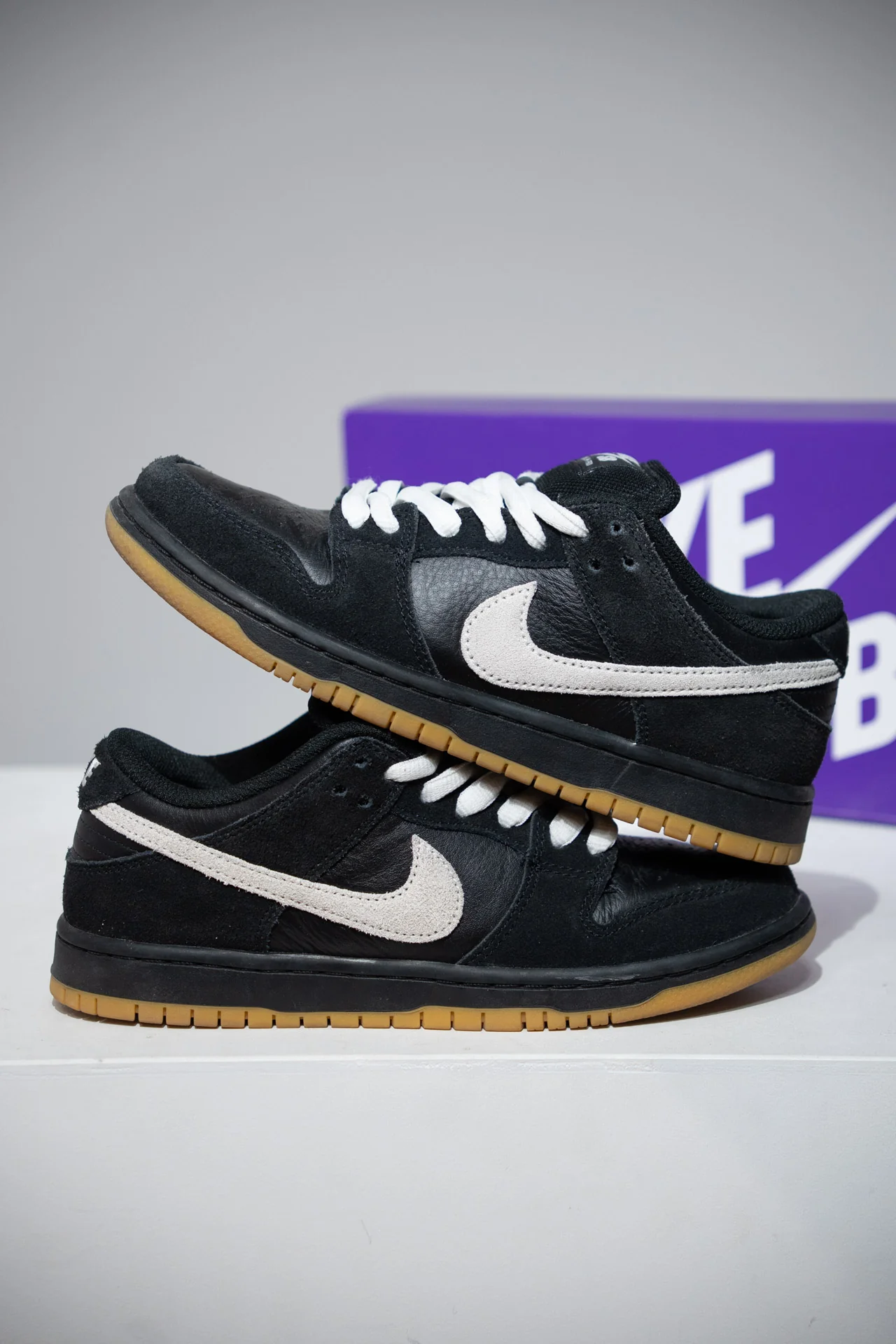 Dunk Sb Iso Black White Gum (Taille 38,5) - Image 6