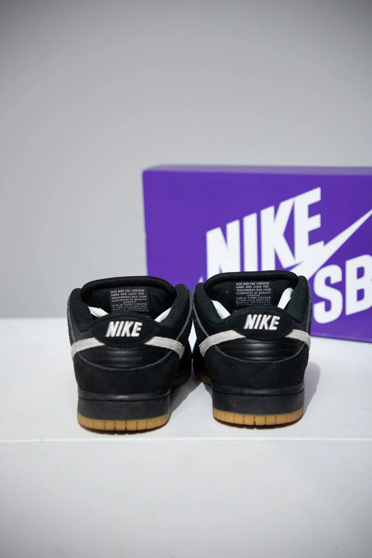 Dunk Sb Iso Black White Gum (Taille 38,5) - Image 7