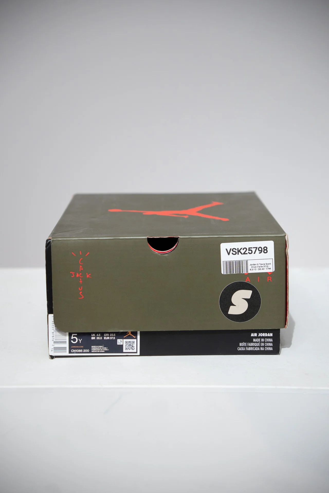 Jordan 6 Travis Scott Olive (Taille 37,5) - Image 7