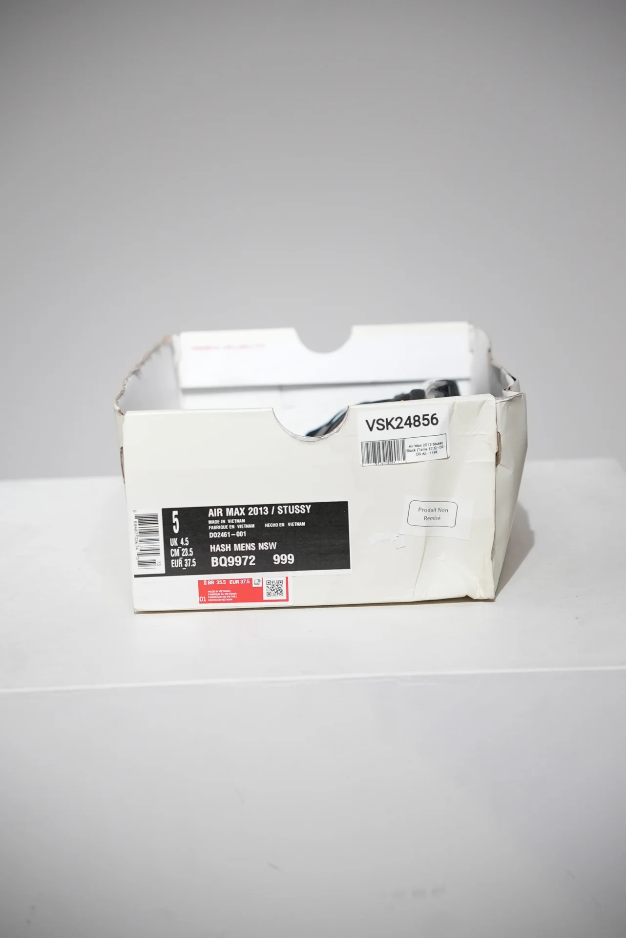 Air Max 2013 Stussy Black (Taille 38,5) - Image 3