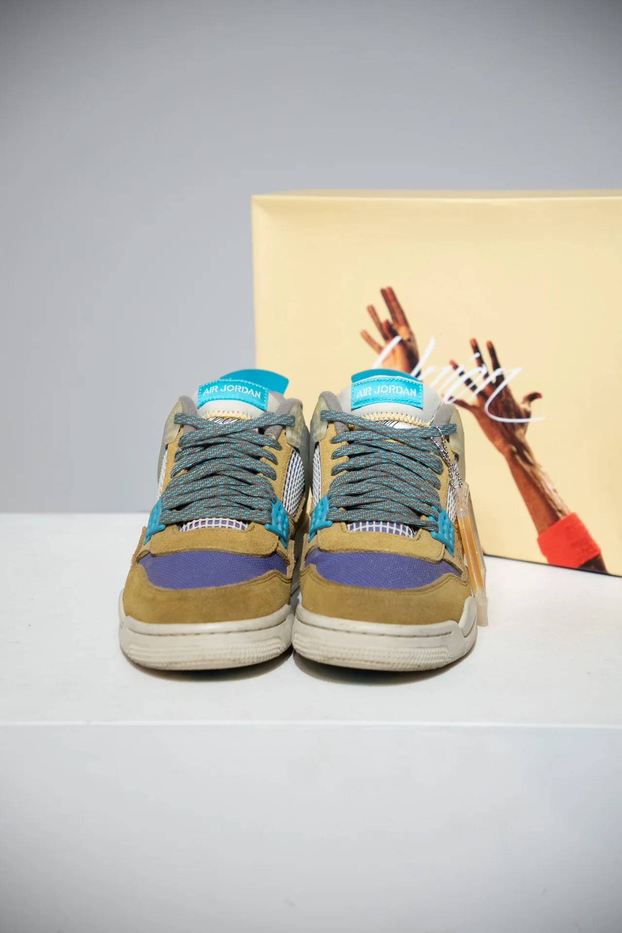 Jordan 4 Union Desert Moss (Taille 41) - Image 2