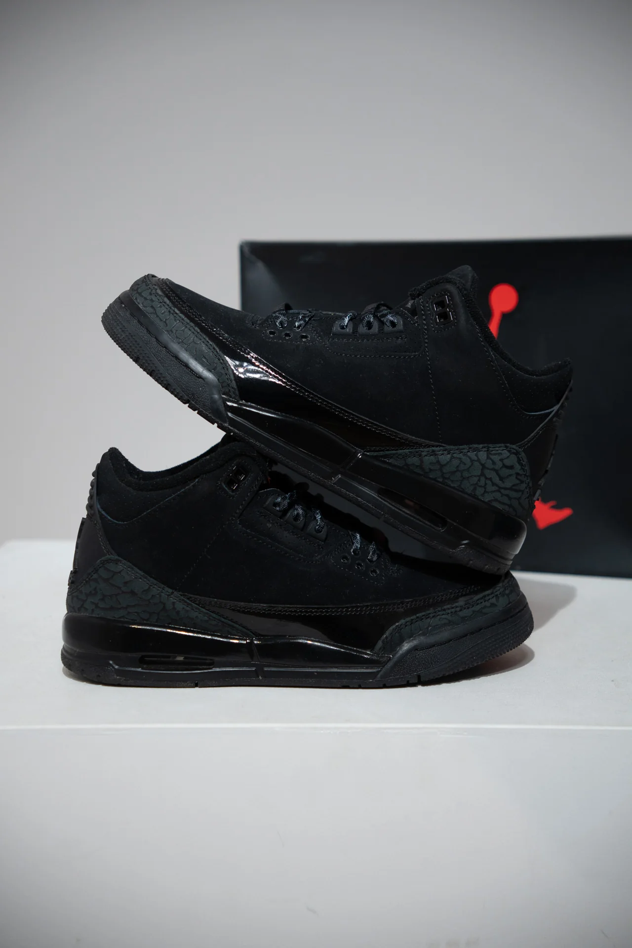 Jordan 3 Black Cat GS (Taille 38,5)