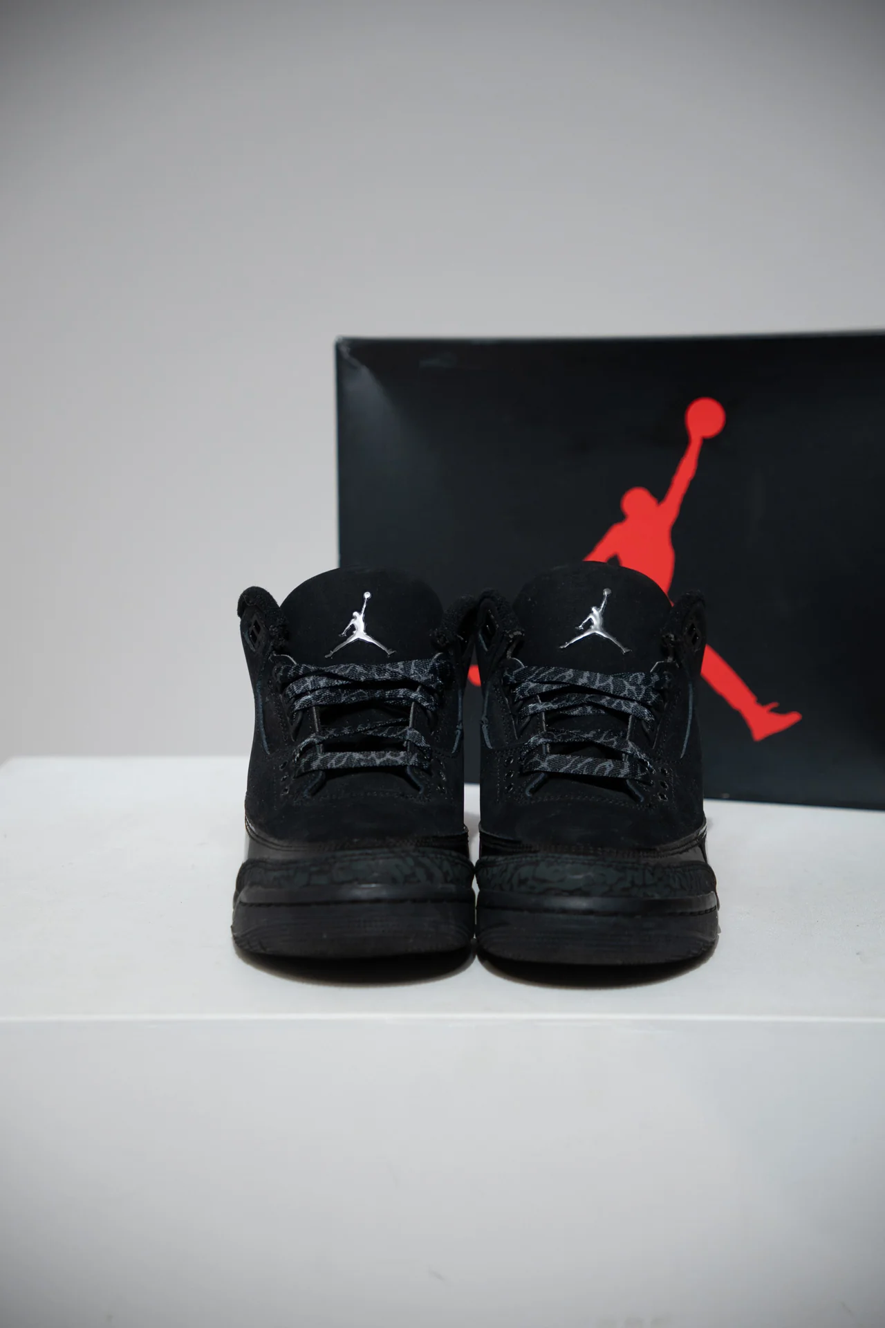 Jordan 3 Black Cat GS (Taille 38,5) - Image 2