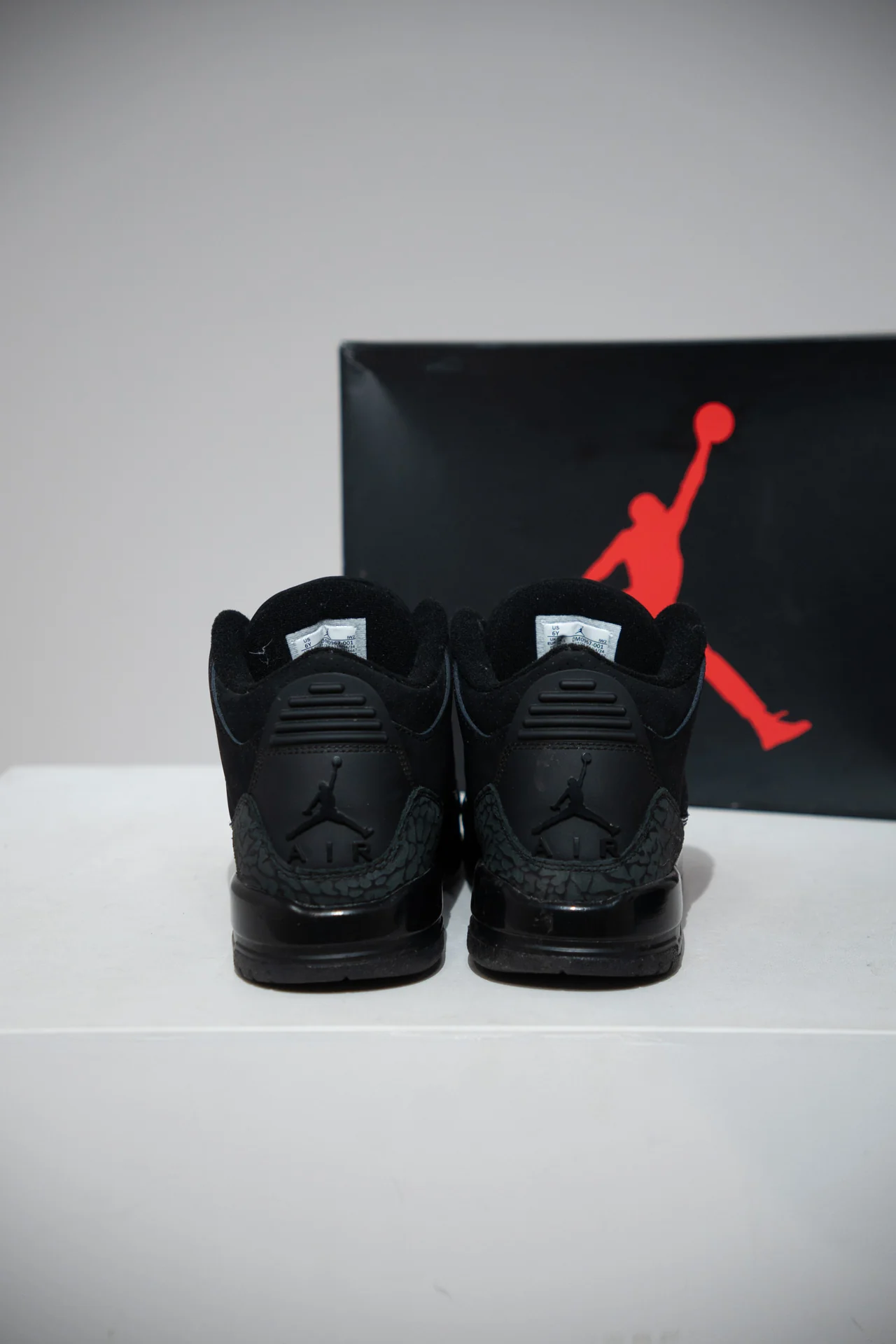 Jordan 3 Black Cat GS (Taille 38,5) - Image 3