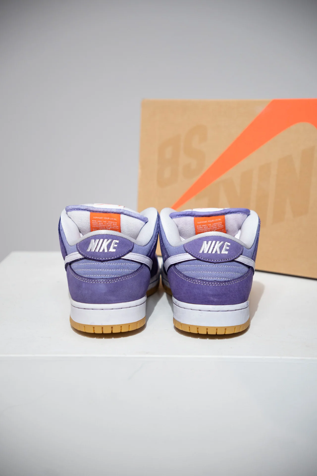 Dunk SB Bleached Lilas (Taille 45,5) - Image 3