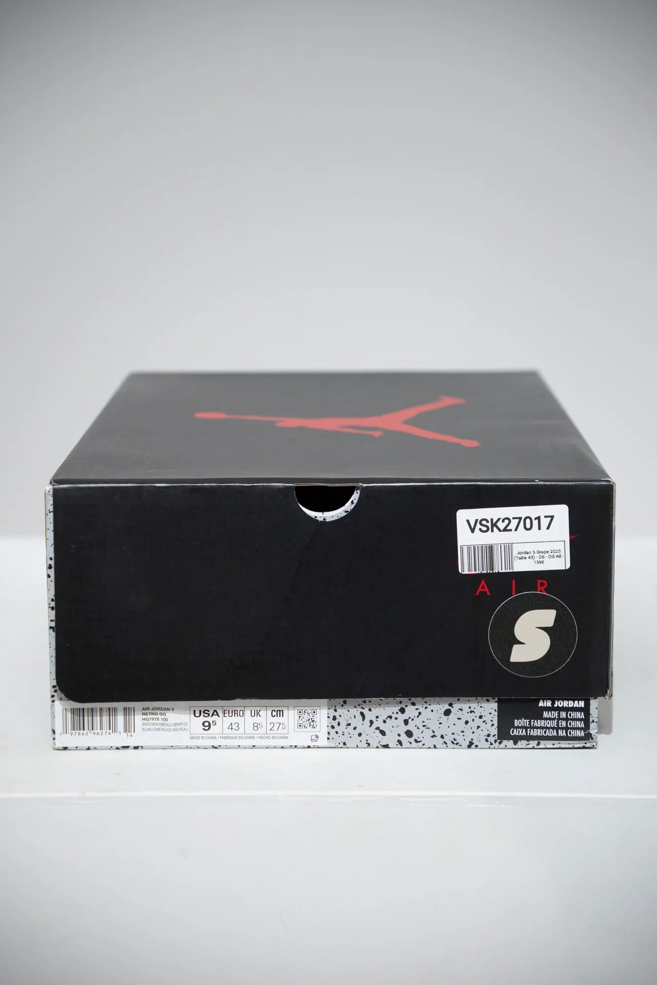 Jordan 5 Grape 2025 (Taille 43) - Image 2