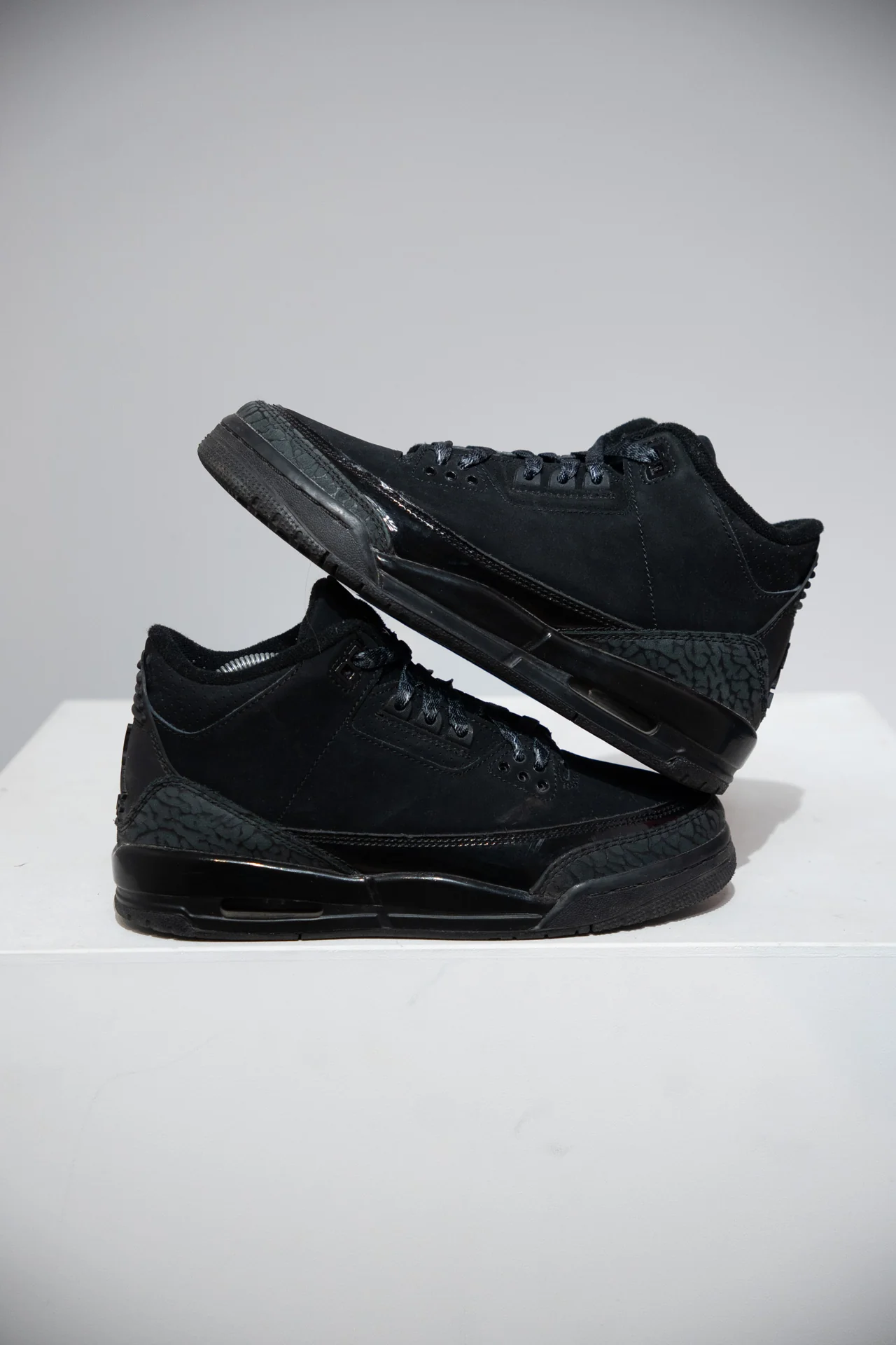 Jordan 3 Black Cat GS (Taille 38,5)