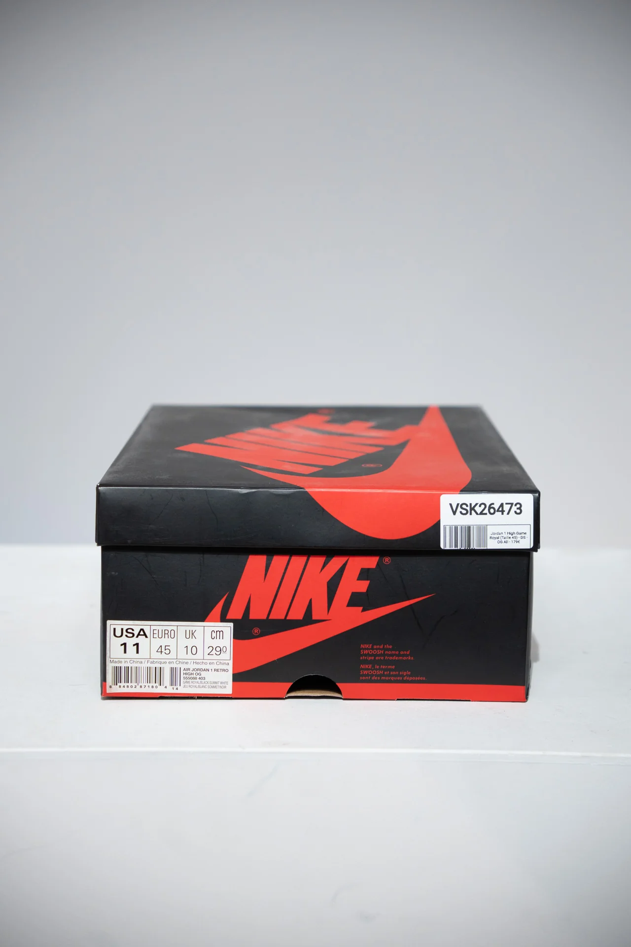 Jordan 1 High Game Royal (Taille 45) - Image 3