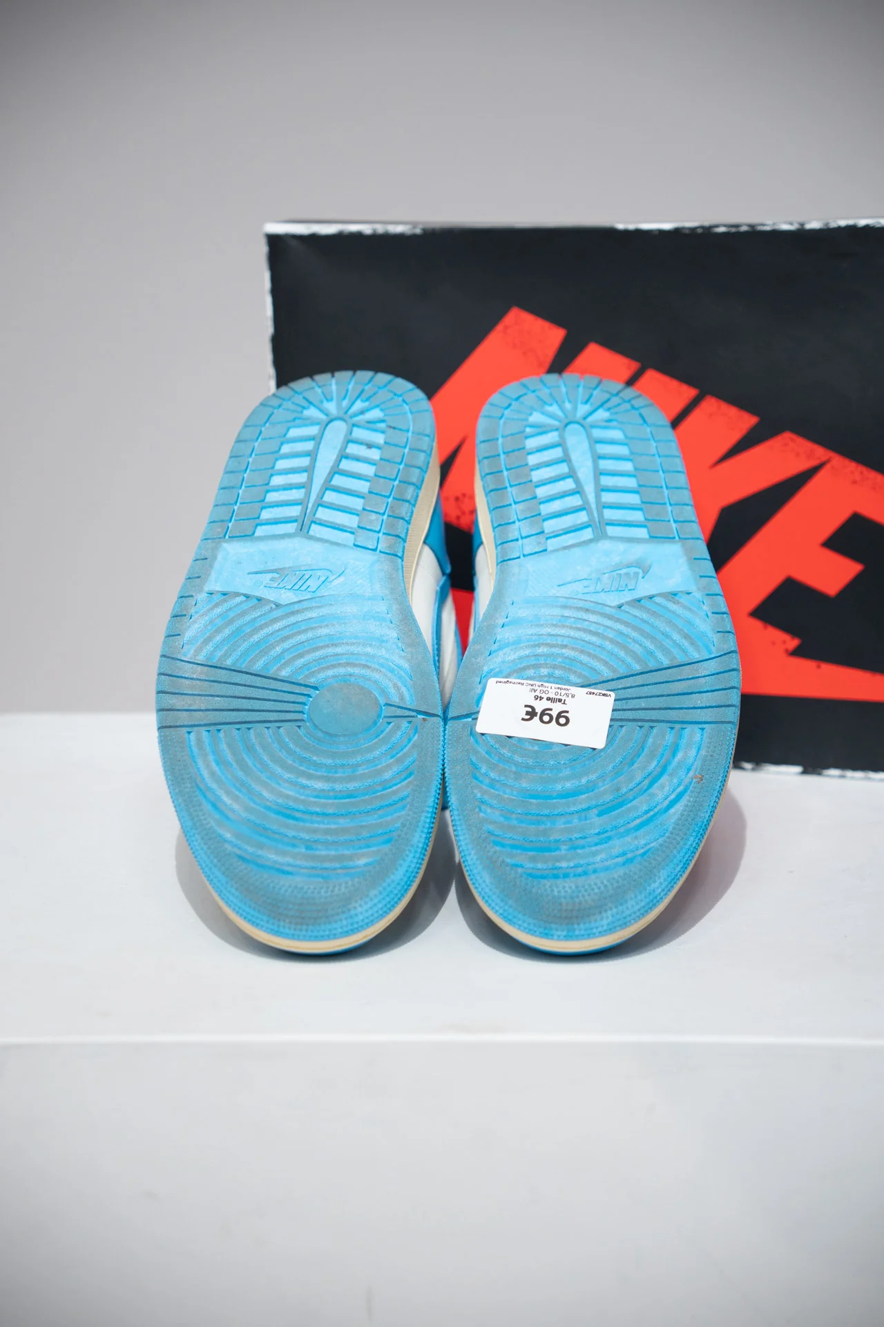 Jordan 1 High UNC Reimagined (Taille 46) - Image 3