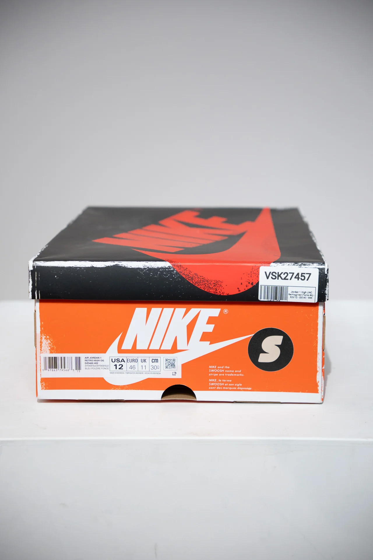 Jordan 1 High UNC Reimagined (Taille 46) - Image 5