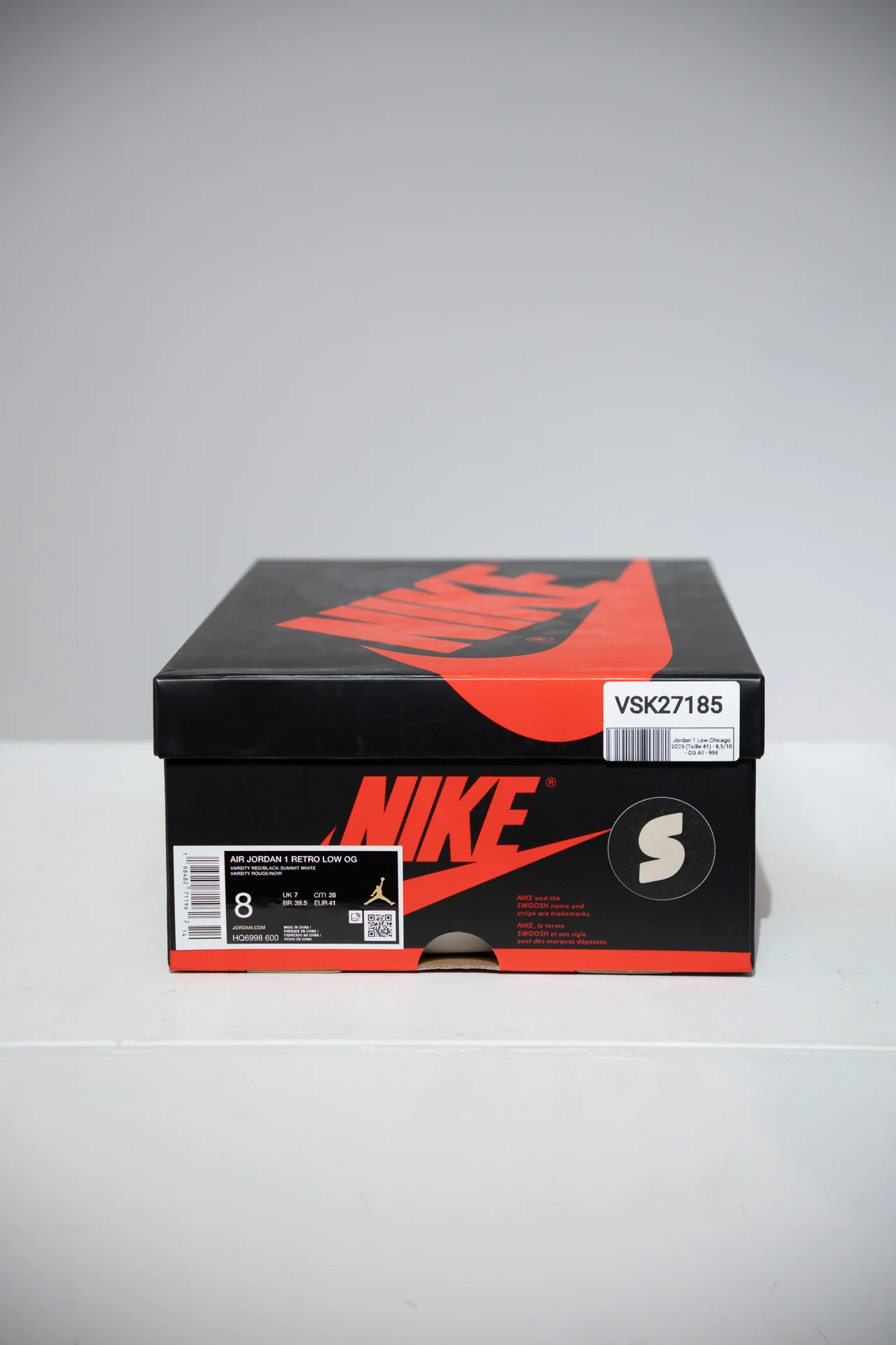 Jordan 1 Low Chicago 2025 (Taille 41) - Image 5