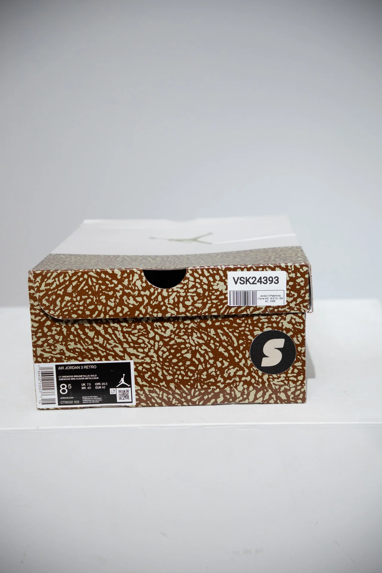 Jordan 3 Palomino (Taille 42) - Image 5