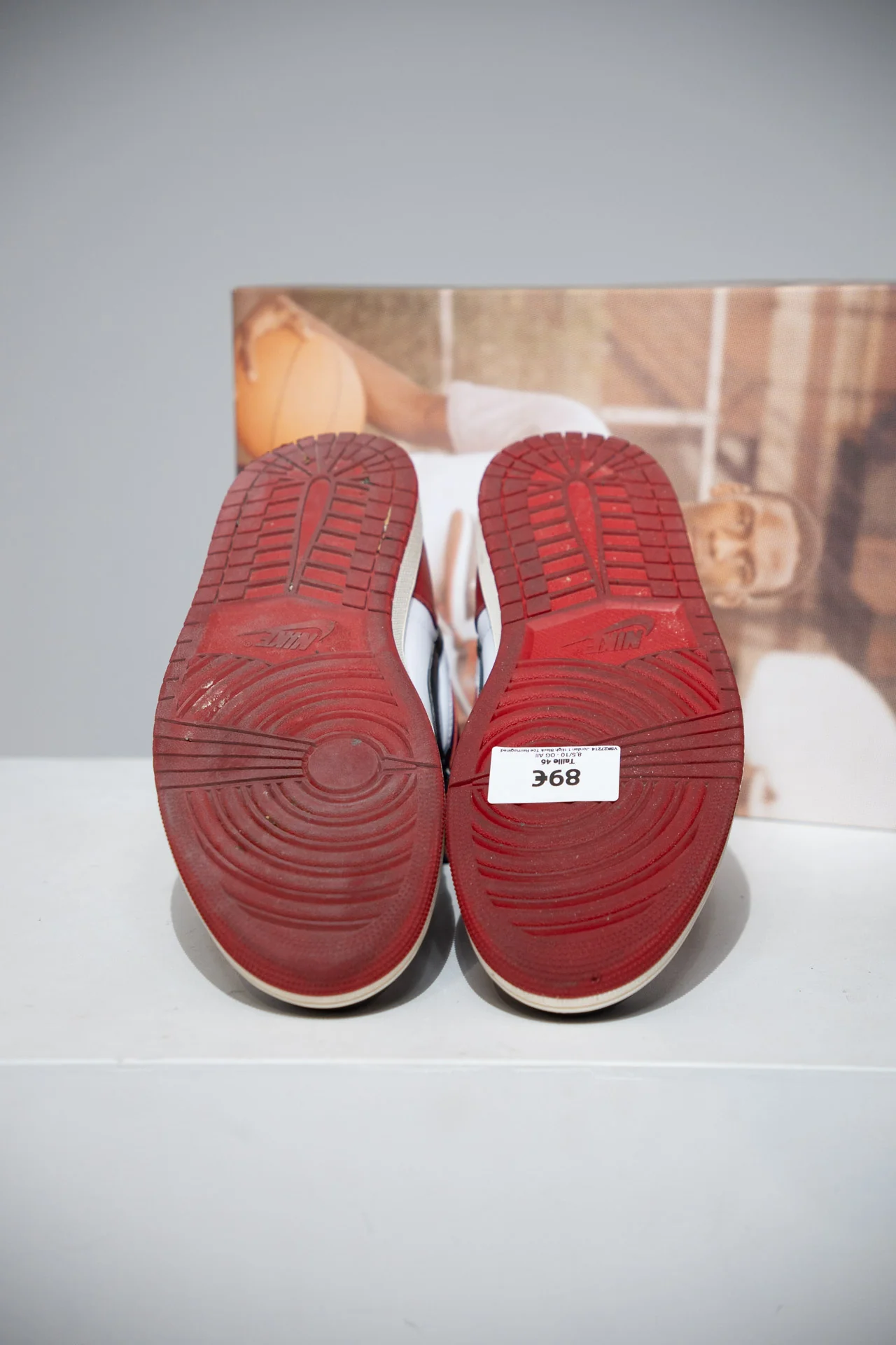 Jordan 1 High Black Toe Reimagined (Taille 46) - Image 2