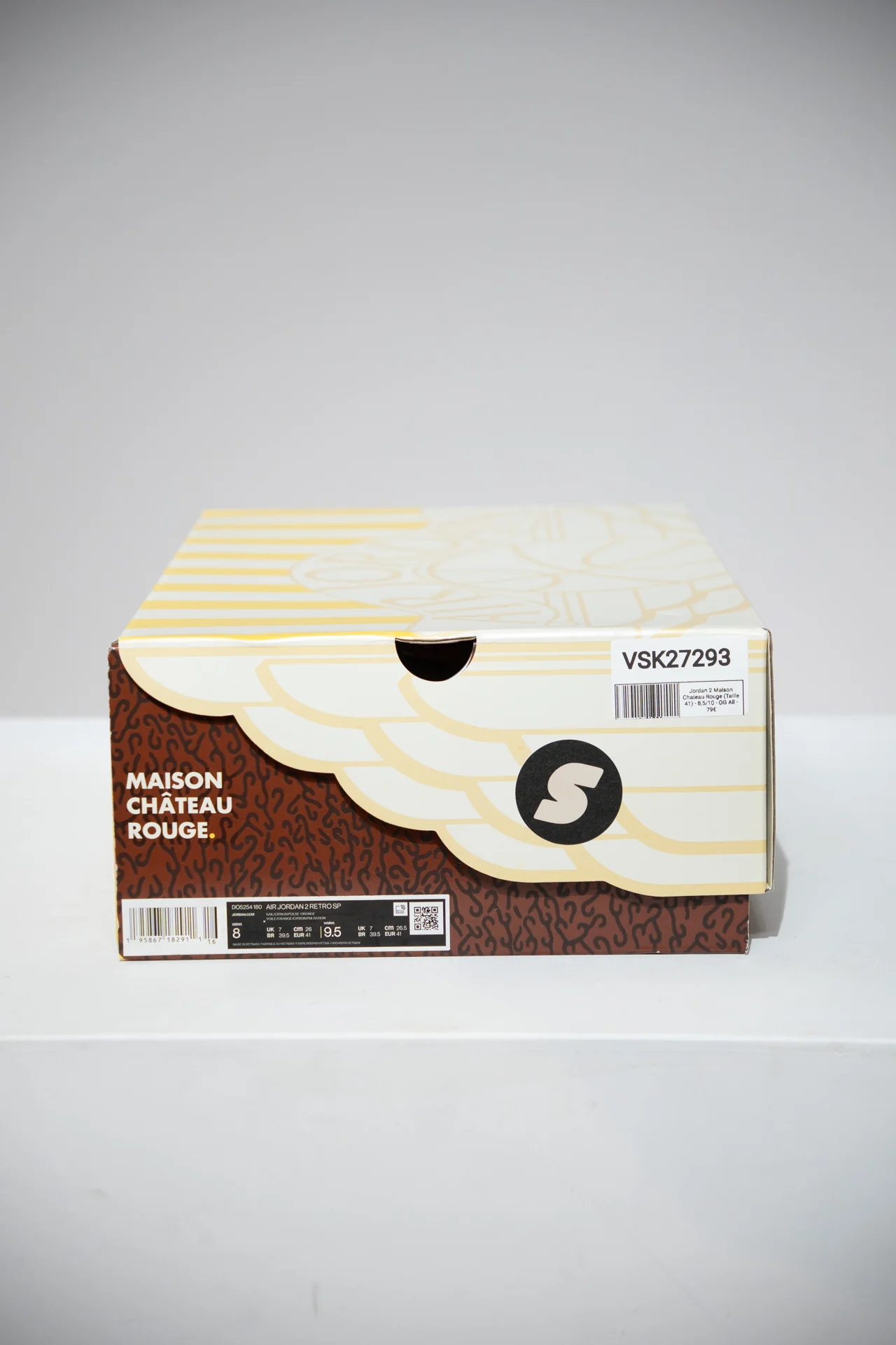 Jordan 2 Maison Chateau Rouge (Taille 41) - Image 5