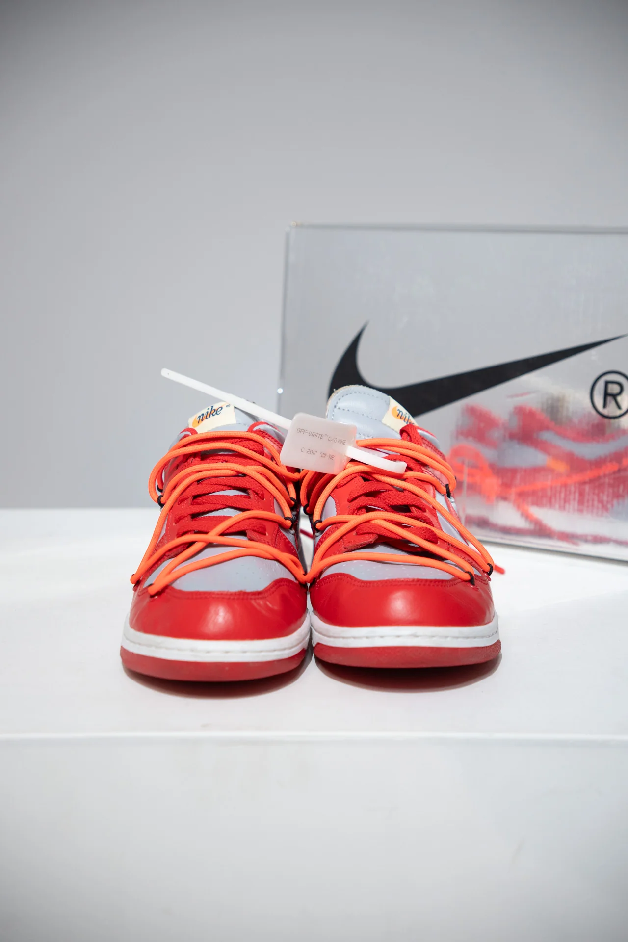 Dunk Off-White University Red (Taille 42) - Image 2
