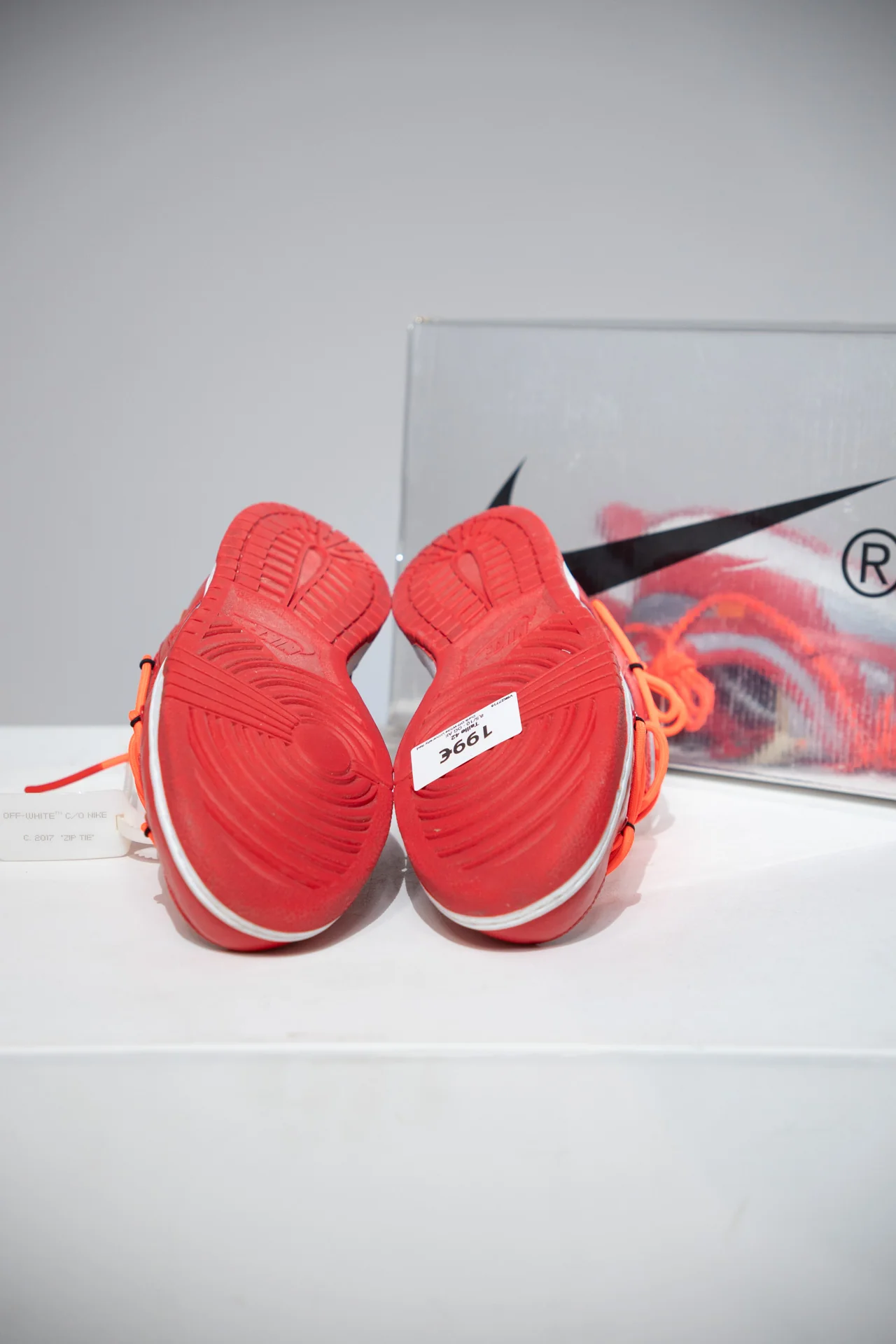 Dunk Off-White University Red (Taille 42) - Image 3