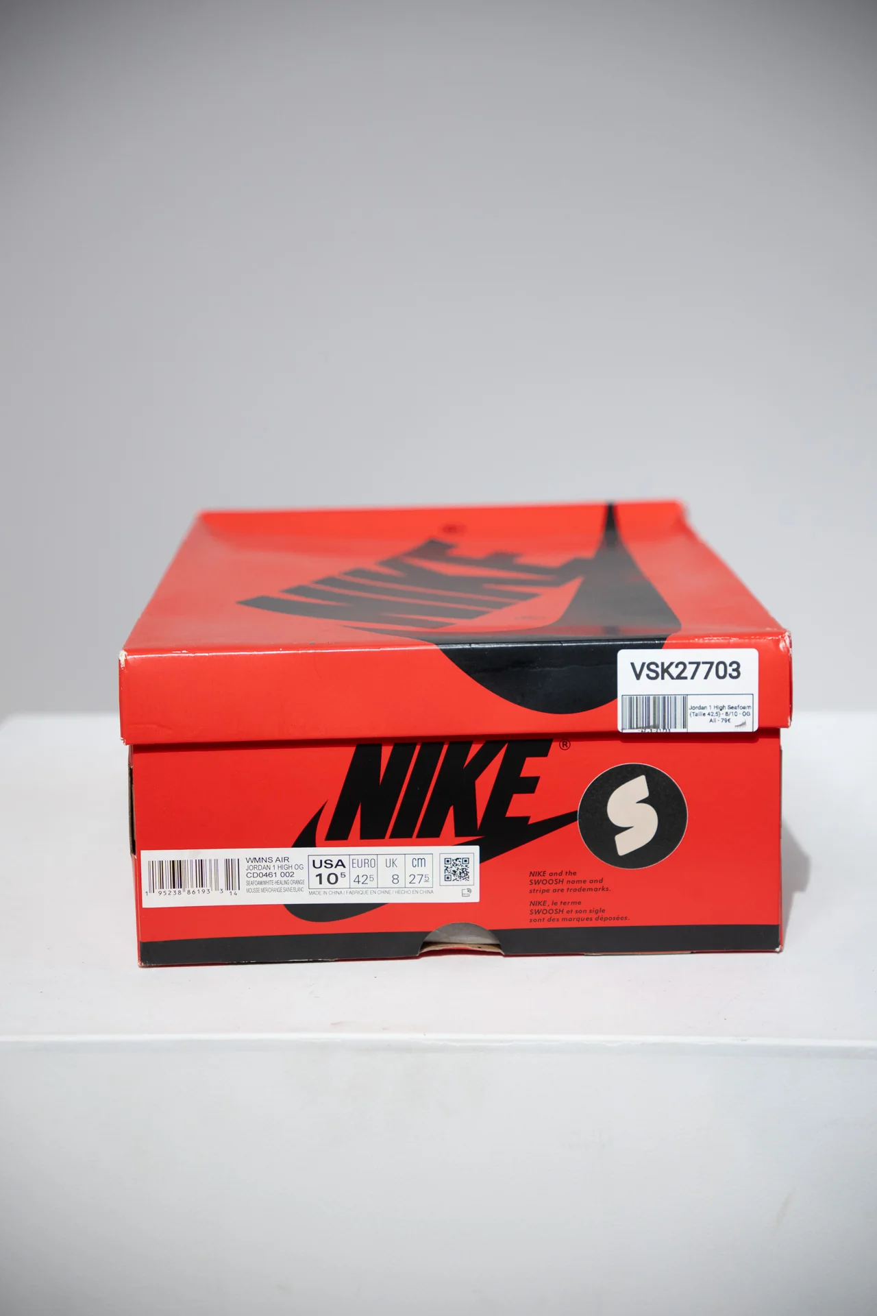 Jordan 1 High Seafoam (Taille 42,5) - Image 4