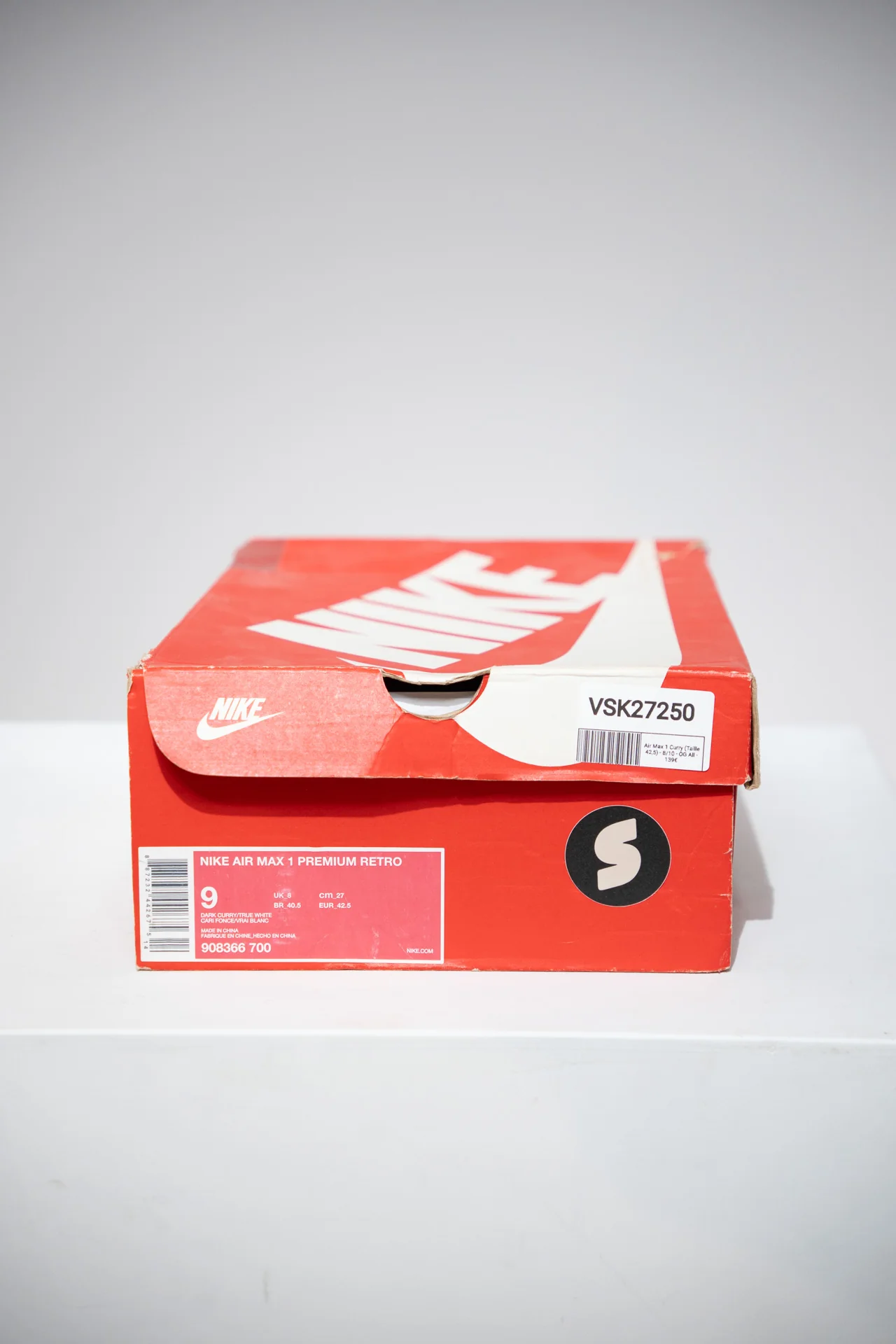 Air Max 1 Curry (Taille 42,5) - Image 5