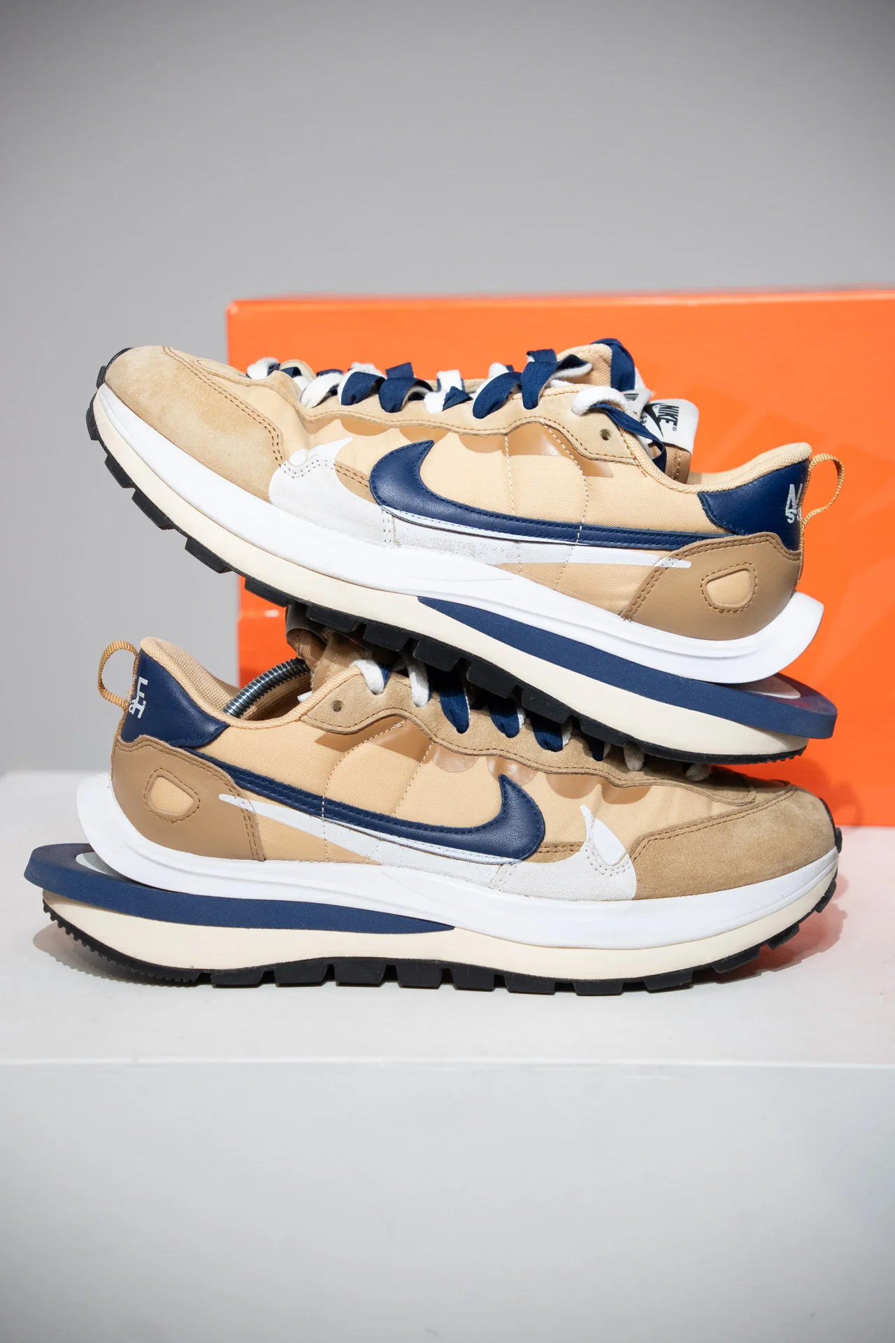 Sacai Vaporwaffle Sesame blue Void (Taille 42,5)