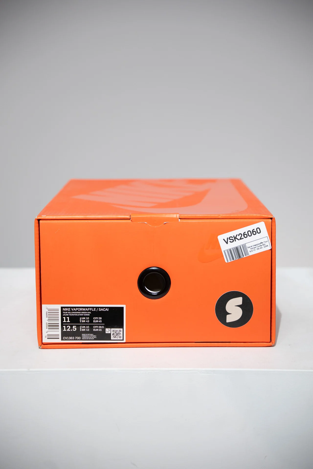 Sacai Vaporwaffle Tour Yellow (Taille 45) - Image 5