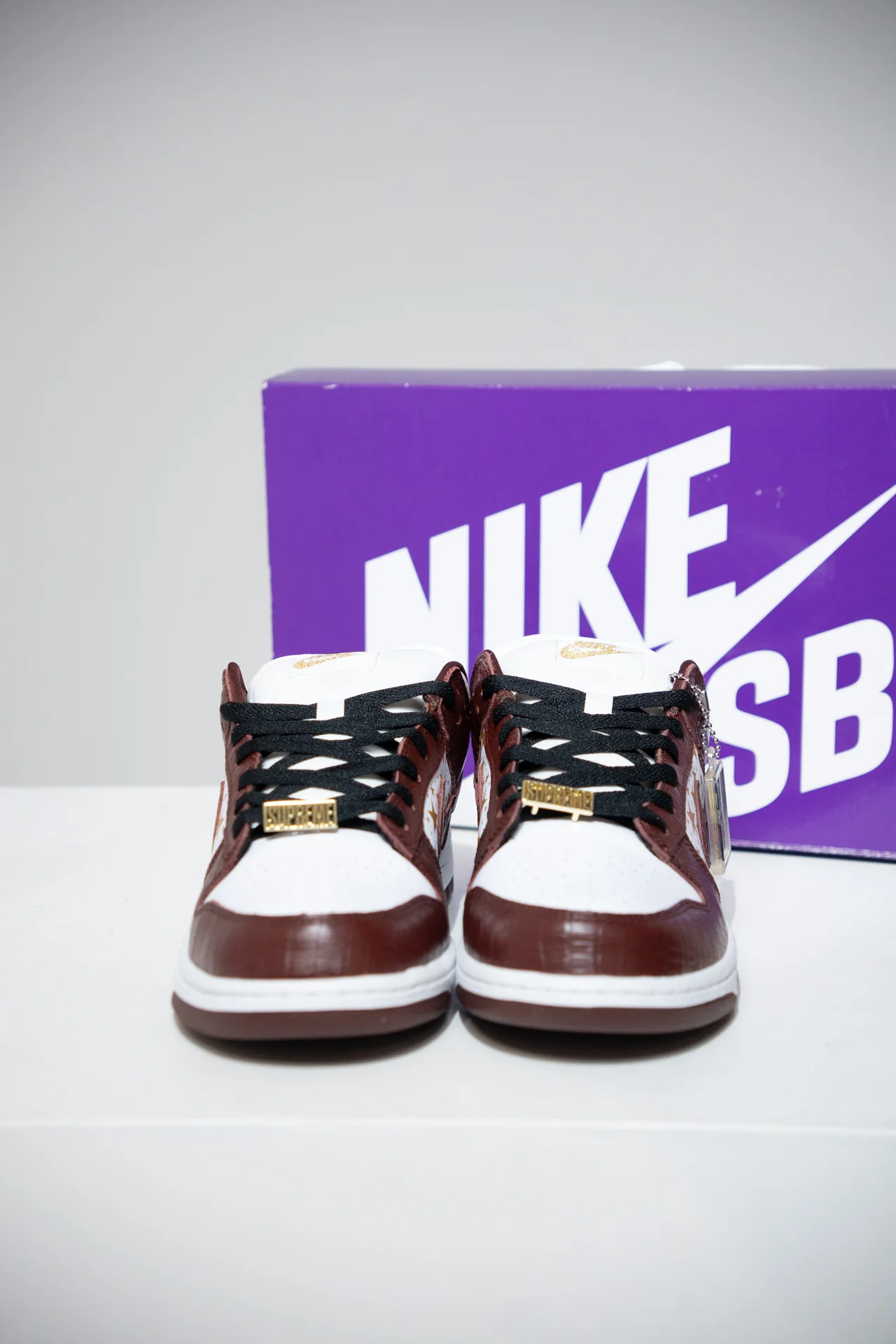 Dunk SB Supreme Stars Brown (Taille 46) - Image 2