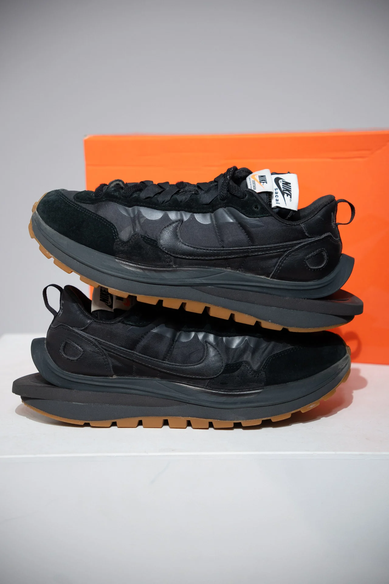 Sacai Vaporwafffle Black Gum (Taille 42) - Image 6