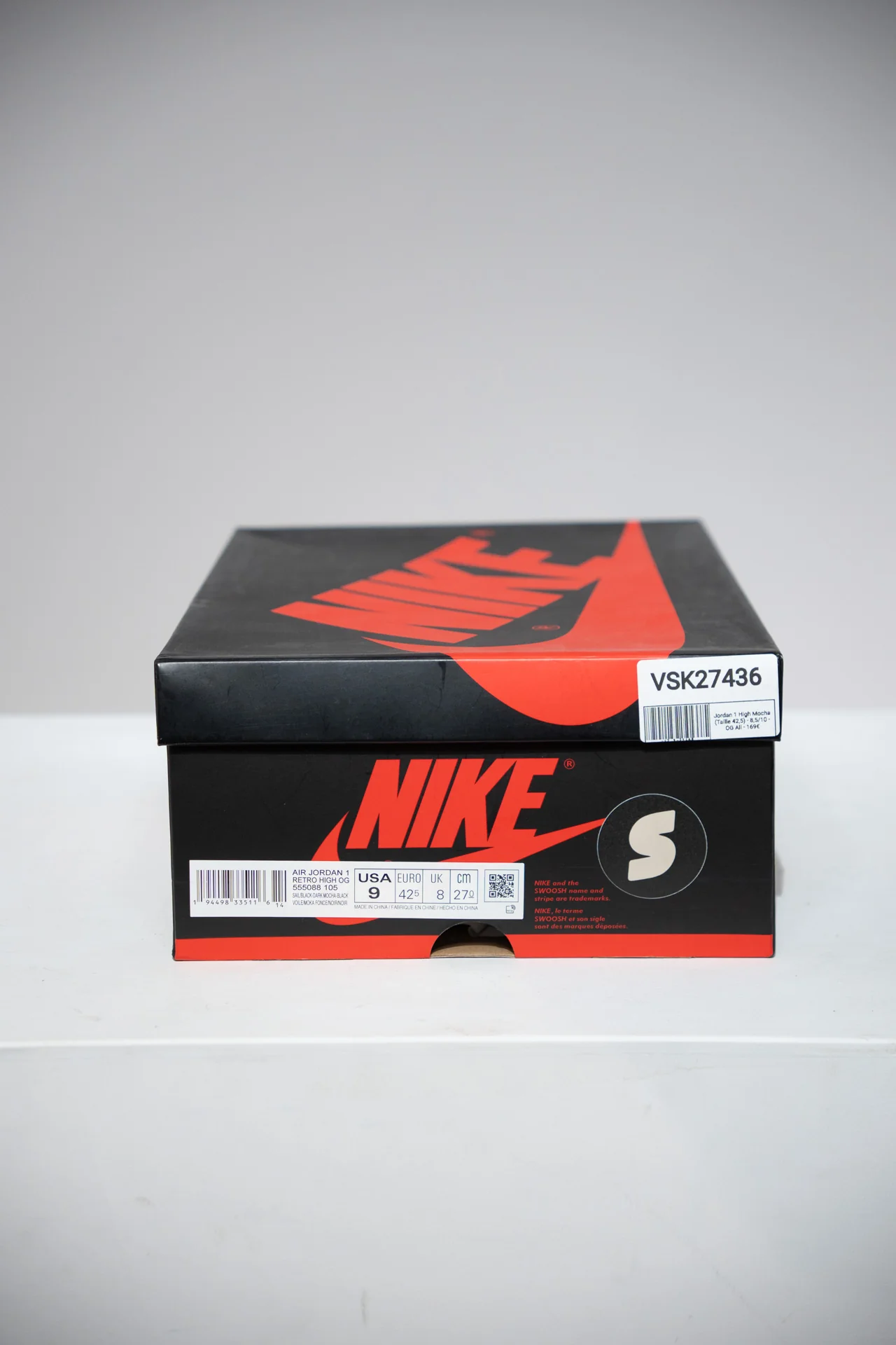 Jordan 1 High Mocha (Taille 42,5) - Image 5