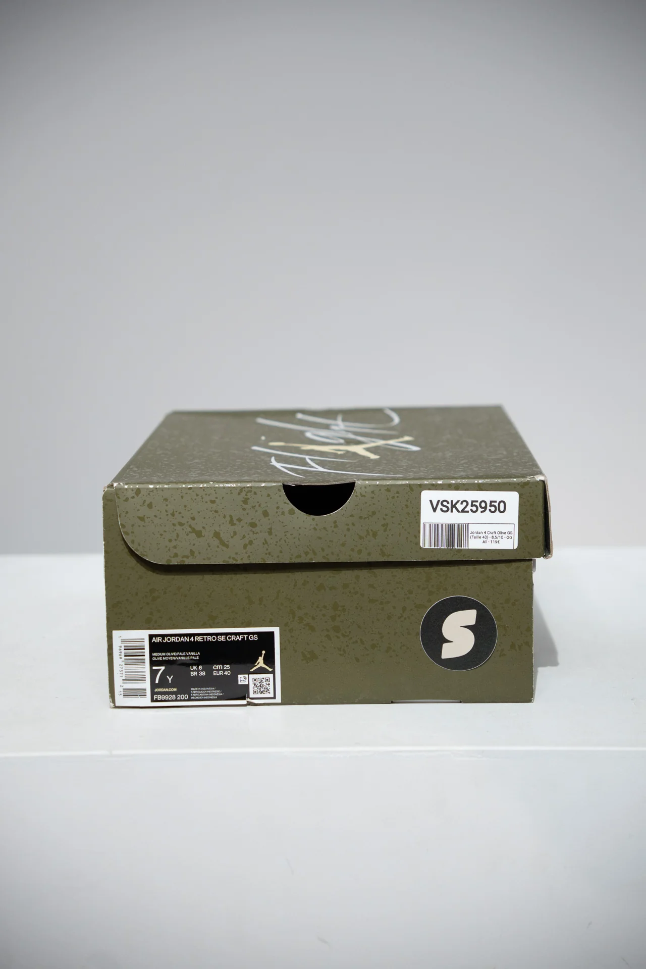 Jordan 4 Craft Olive GS (Taille 40) - Image 5