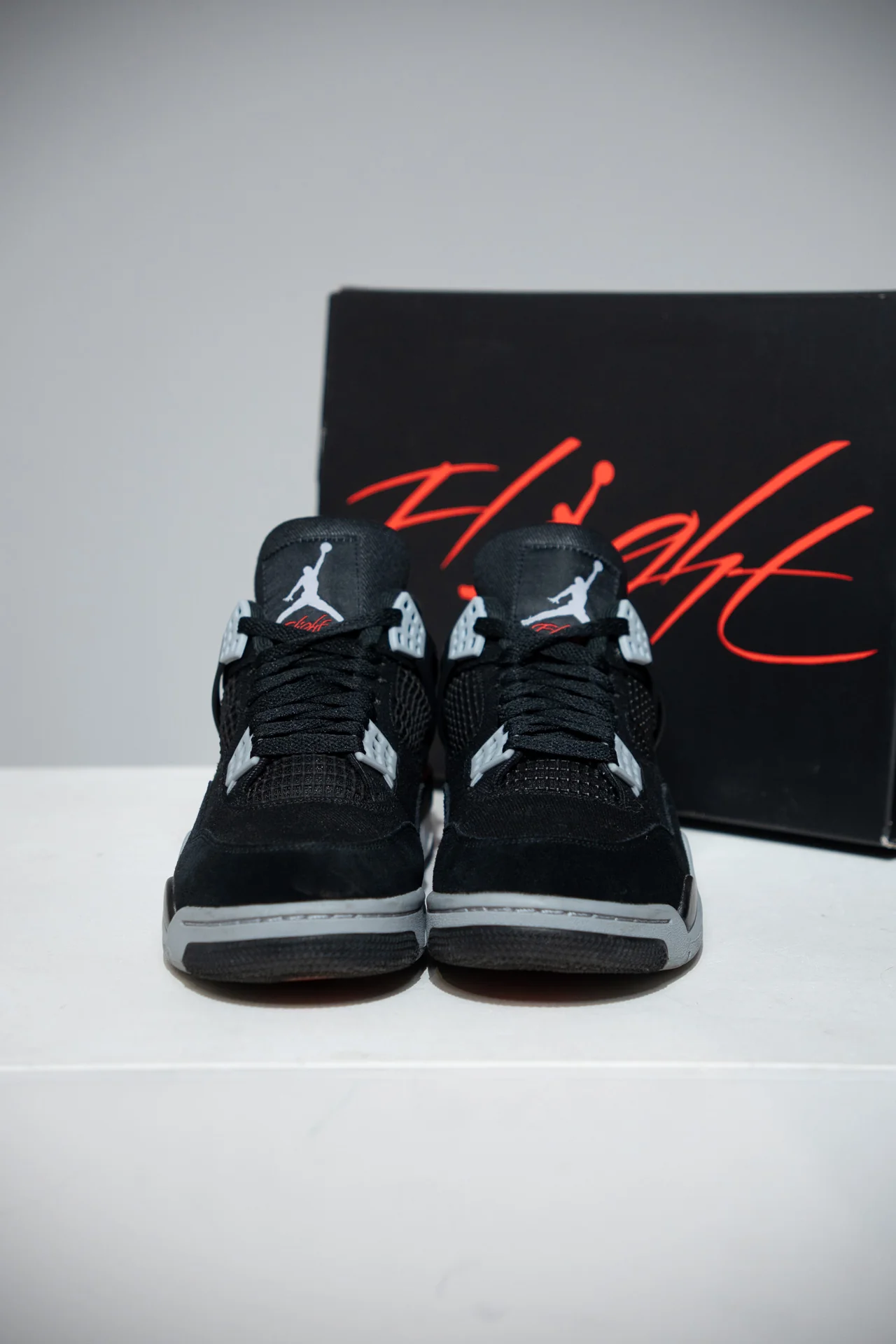 Jordan 4 Black Canvas (Taille 42) - Image 2