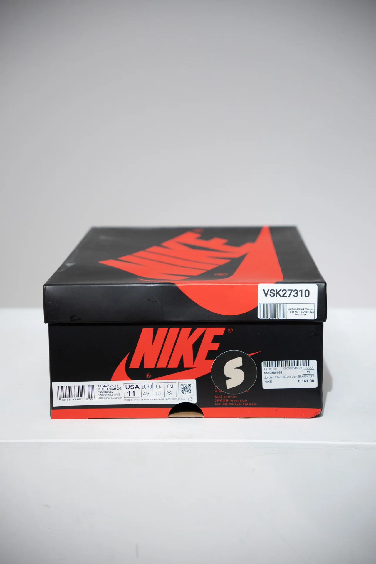 Jordan 4 Black Canvas (Taille 45) - Image 5