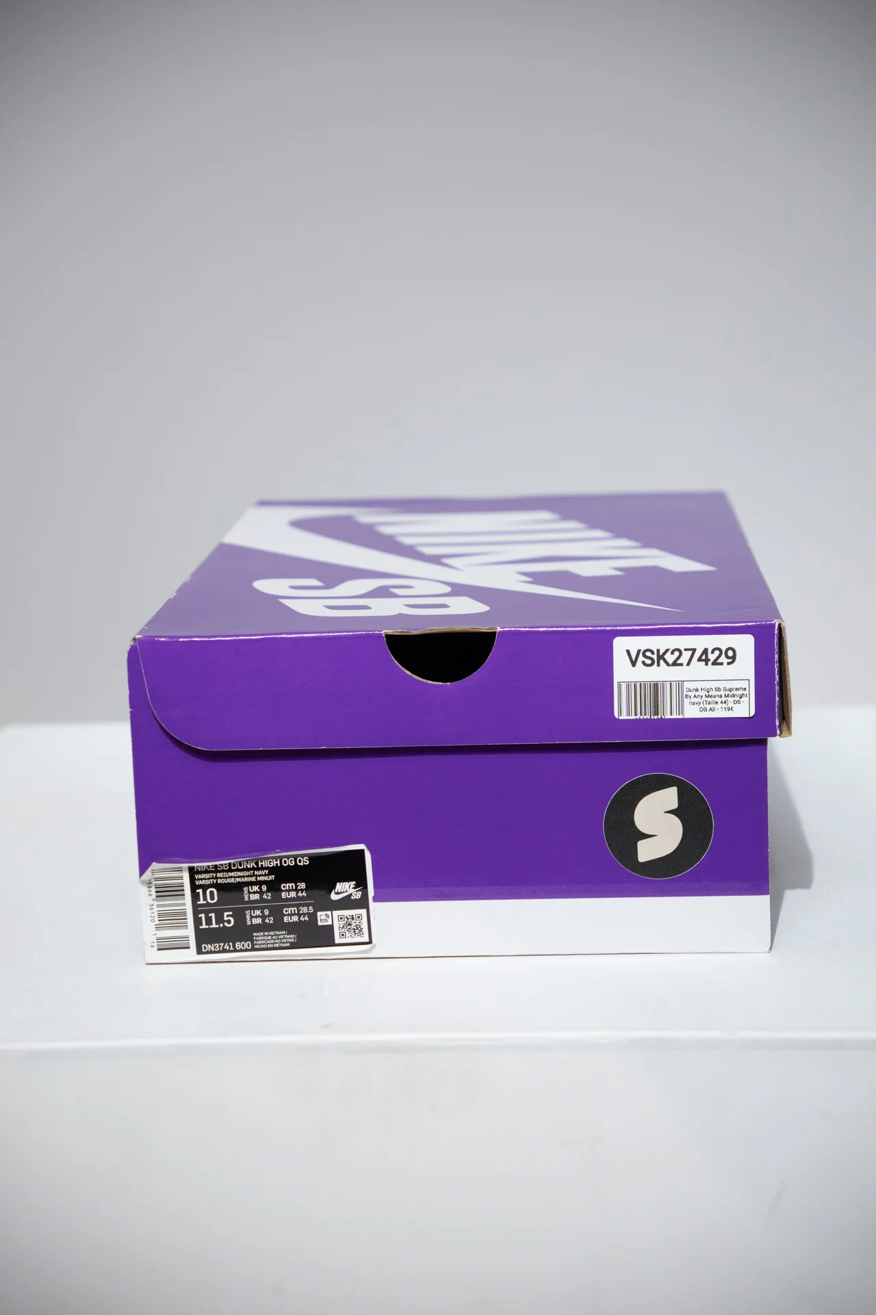 Dunk High Sb Supreme By Any Means Midnight navy (Taille 44) - Image 4