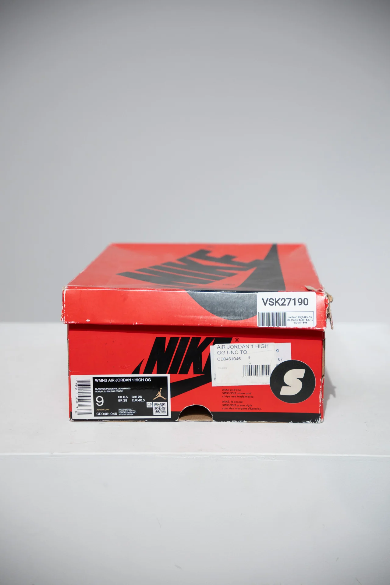Jordan 1 High Unc To Chi (Taille 40,5) - Image 5