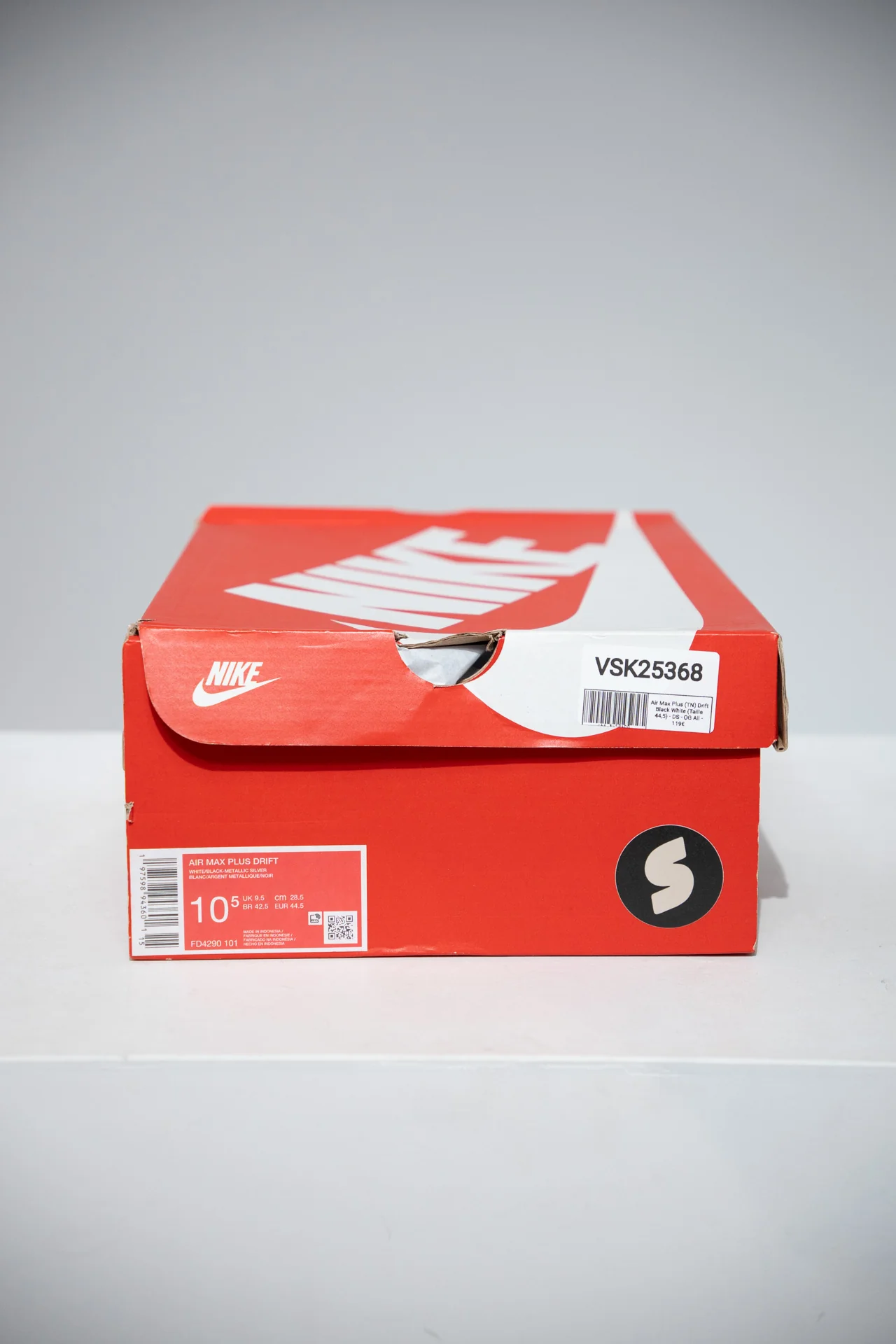 Air Max Plus (TN) Drift Black White (Taille 44,5) - Image 4