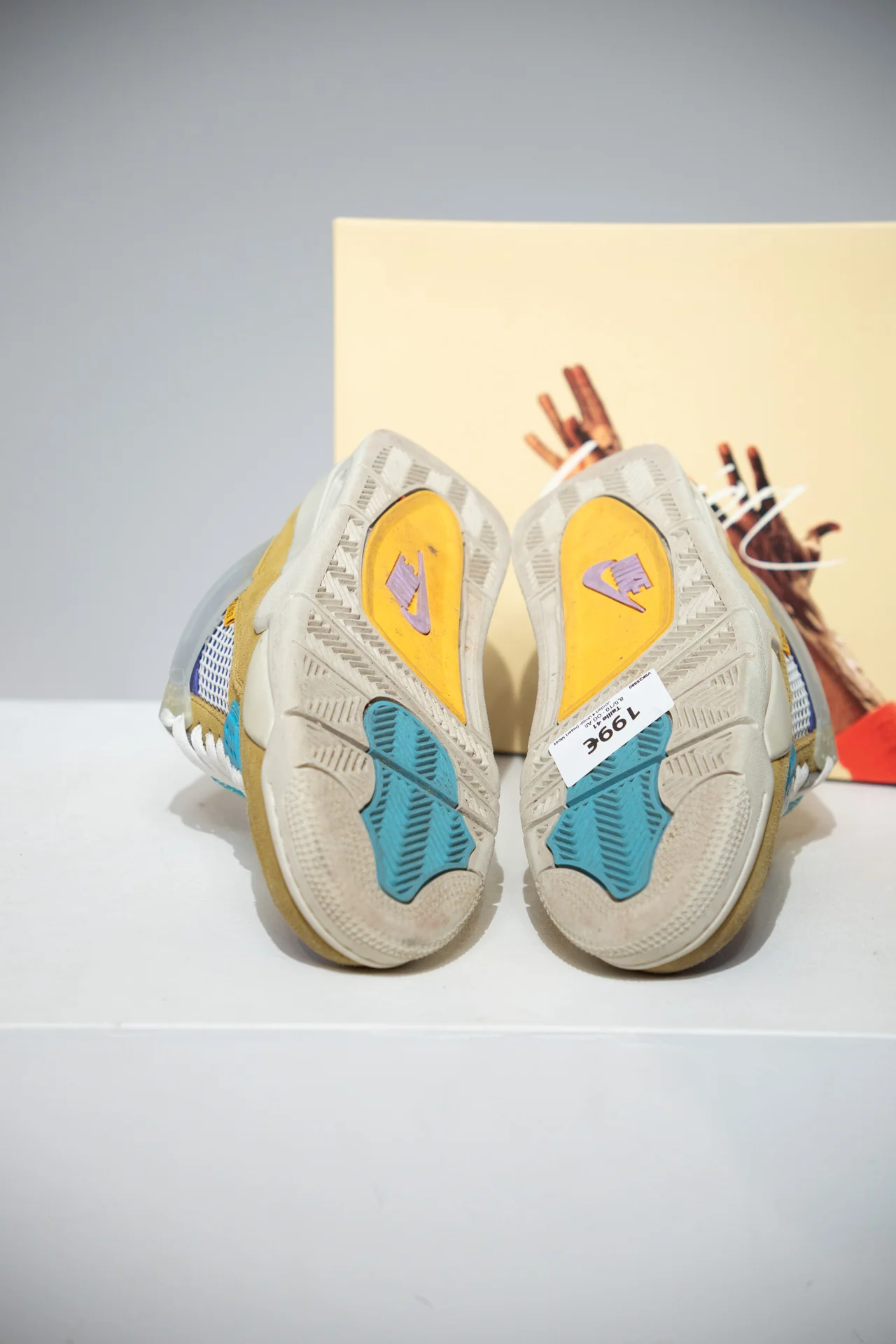 Jordan 4 Union Desert Moss (Taille 41) - Image 4
