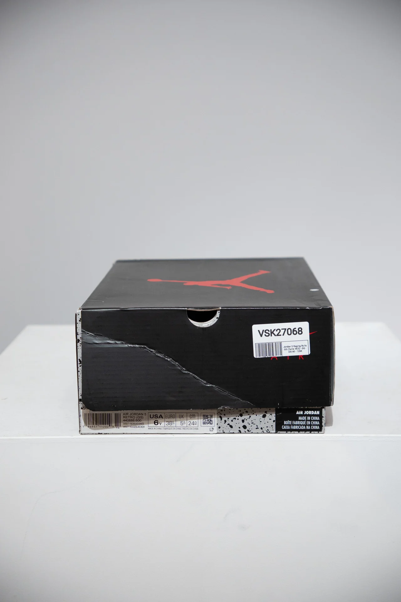 Jordan 5 Raging Bulls GS (Taille 38,5) - Image 4