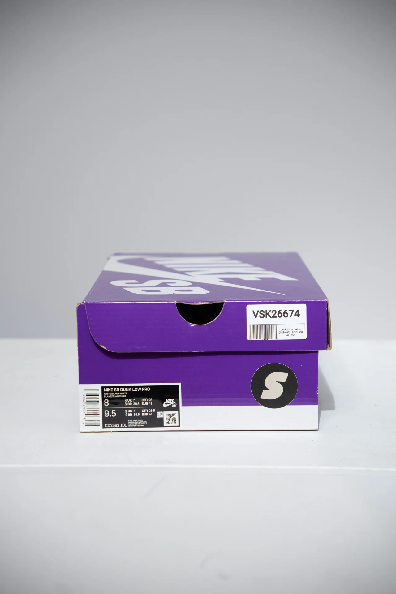 Dunk SB Iso White (Taille 41) - Image 5